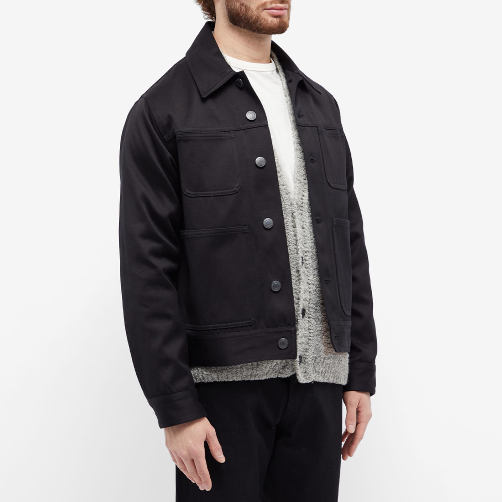 AMI Worker Jacket Black END.