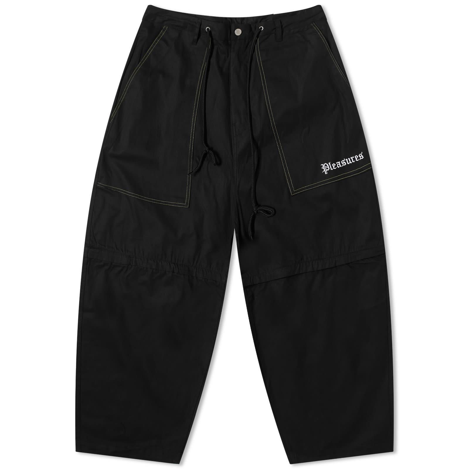 Pleasures Lecture Zip Off Pant - Black