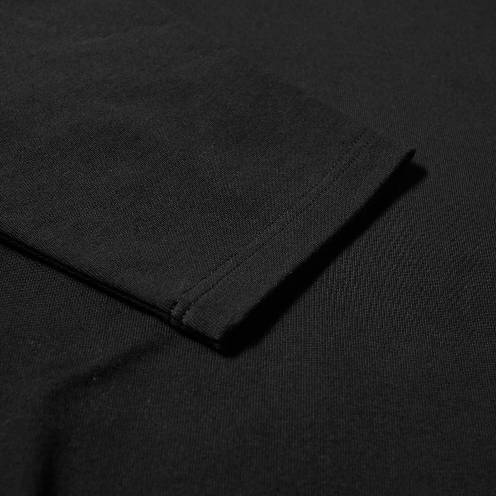 Alexander McQueen Long Sleeve Zip Logo TShirt Black & Multi END. (AU)