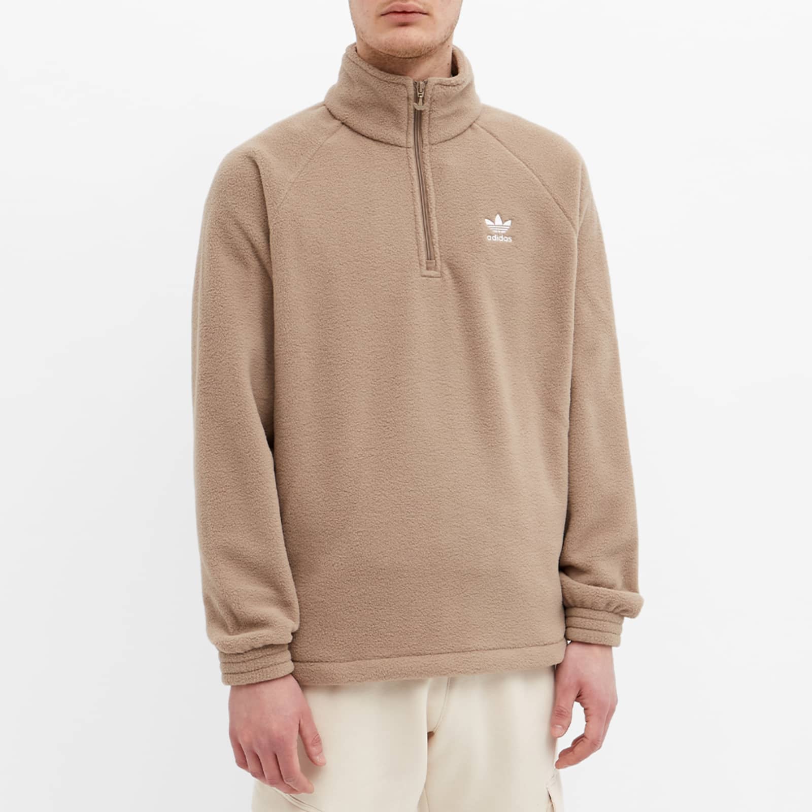 Adidas Polar Fleece Half-Zip - Chalky Brown