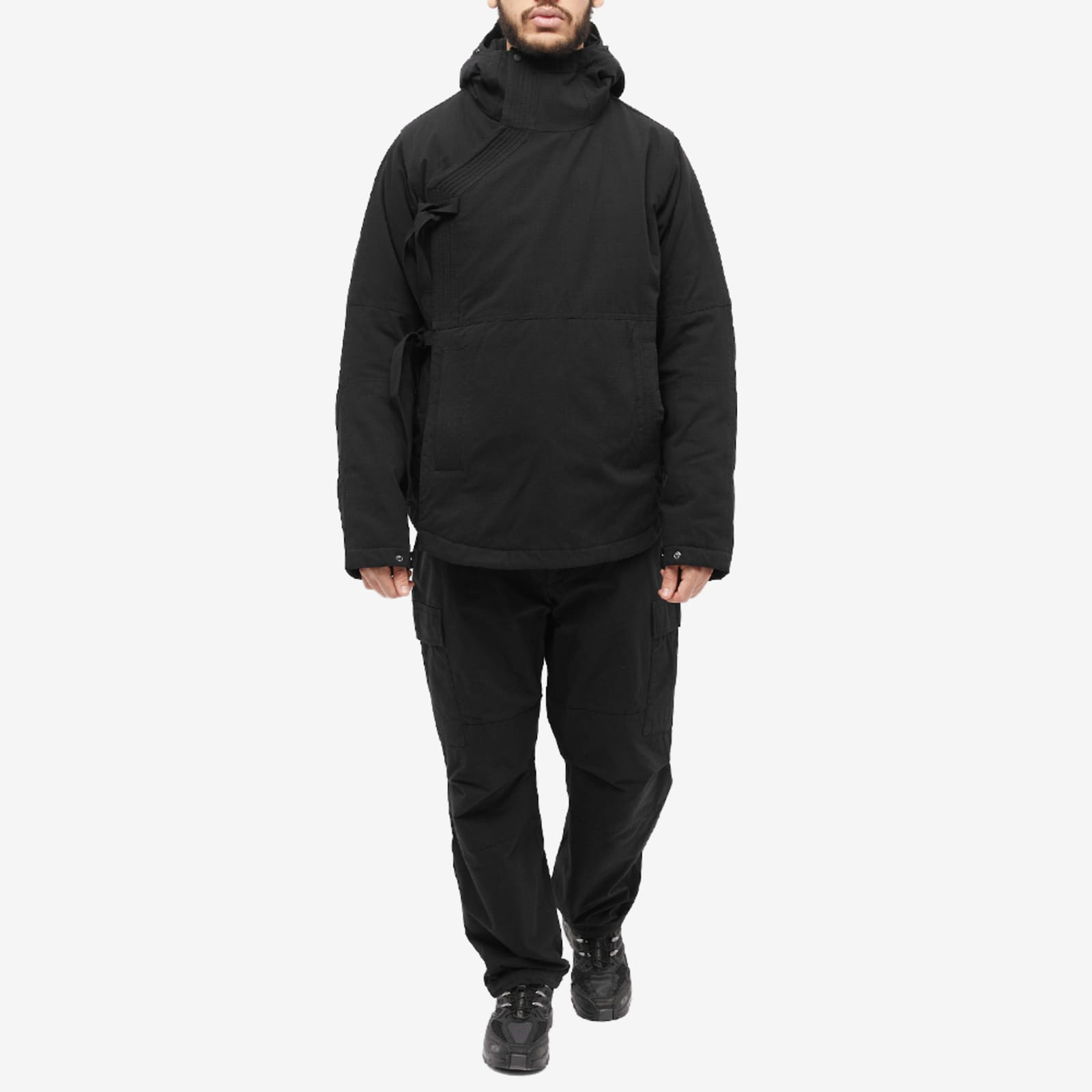 Maharishi Water Repellent Padded Han Parka Black END.