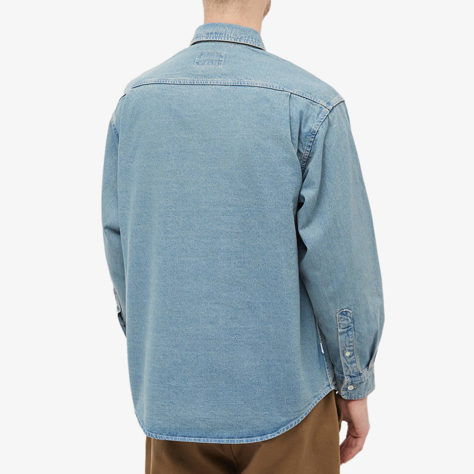 thisisneverthat Washed Denim Shirt Light Blue END. (GB)