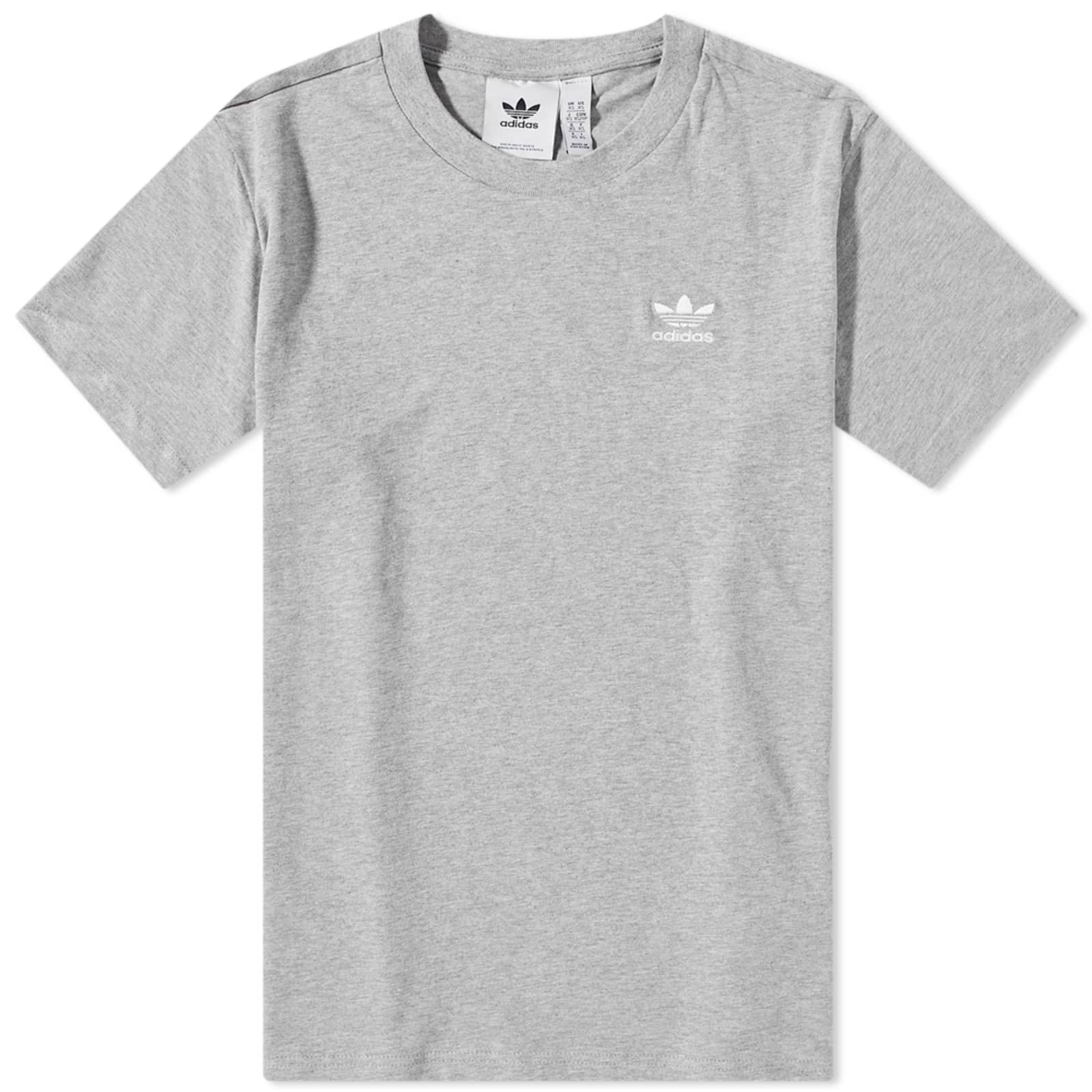 Adidas Essential T Shirt Medium Grey Heather END US adidas-essential-t-shirt-medium-grey-heather-end-us