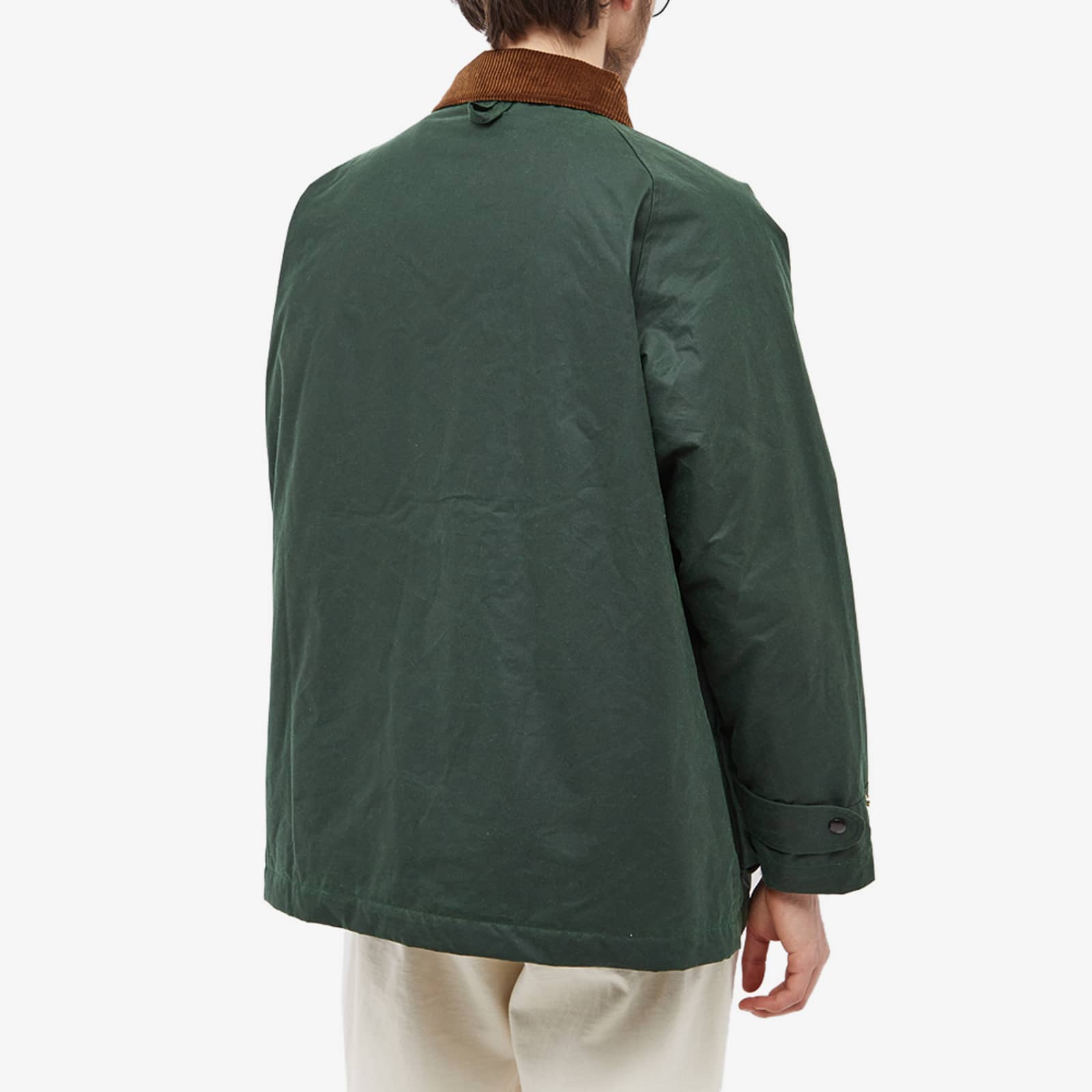 Drake's Waxed Cotton Coverall Jacket Green END. (US)