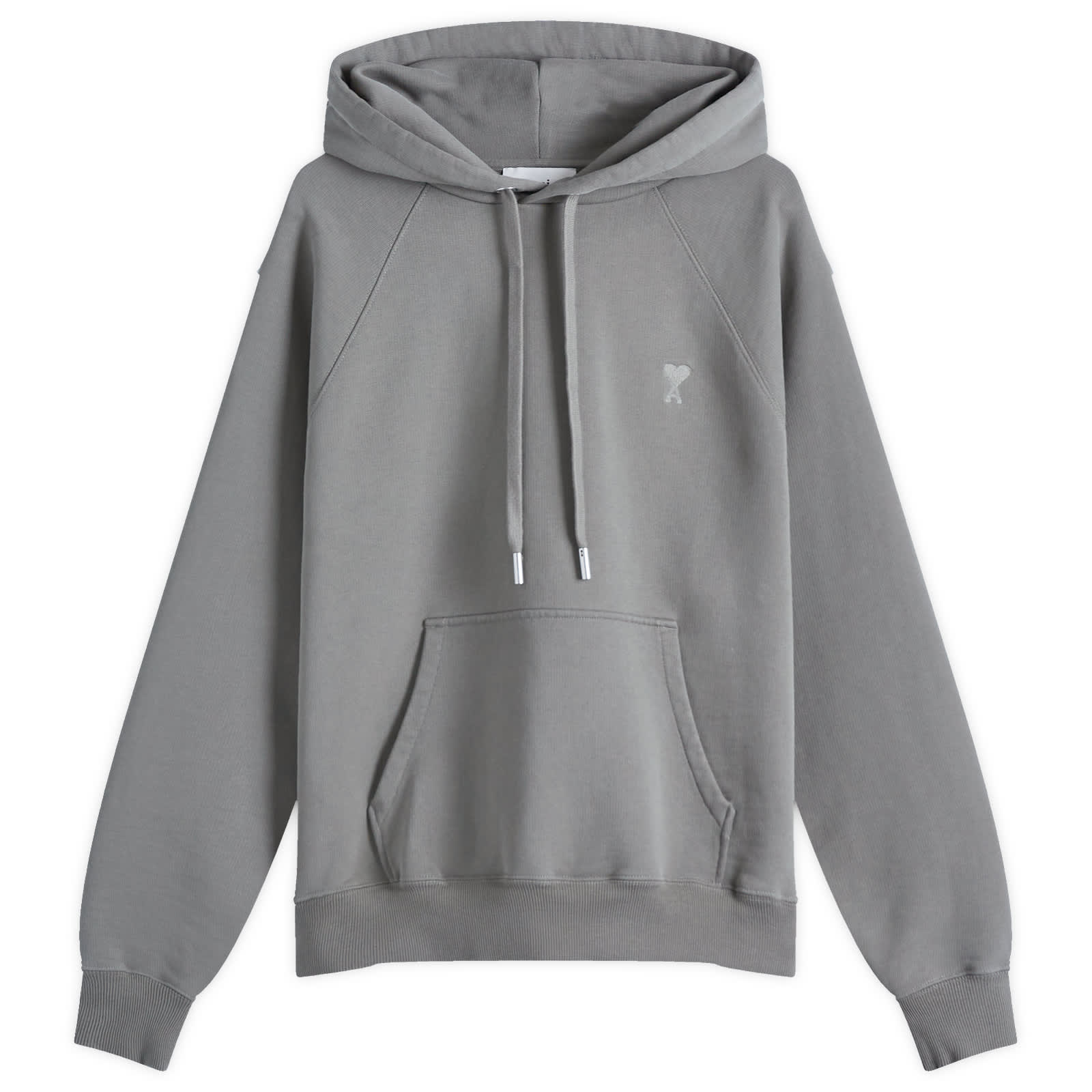 AMI Paris Tonal ADC Hoodie - Smoke Grey