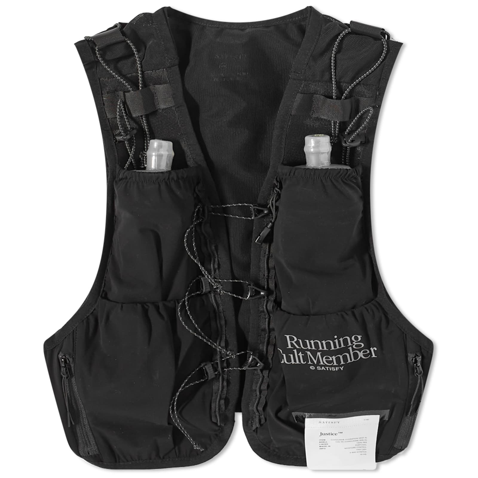 Satisfy Justice Hydration Vest - Black