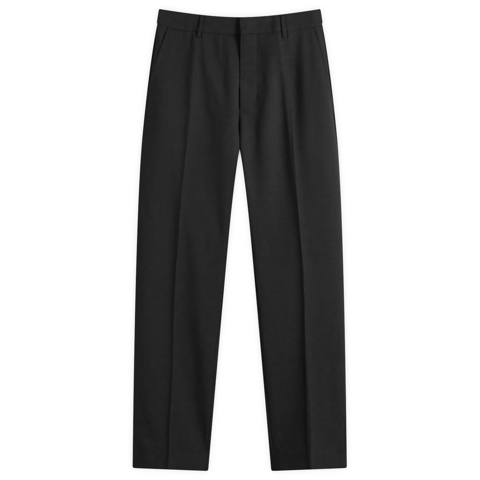 AMI Paris Straight Fit Trousers - Black