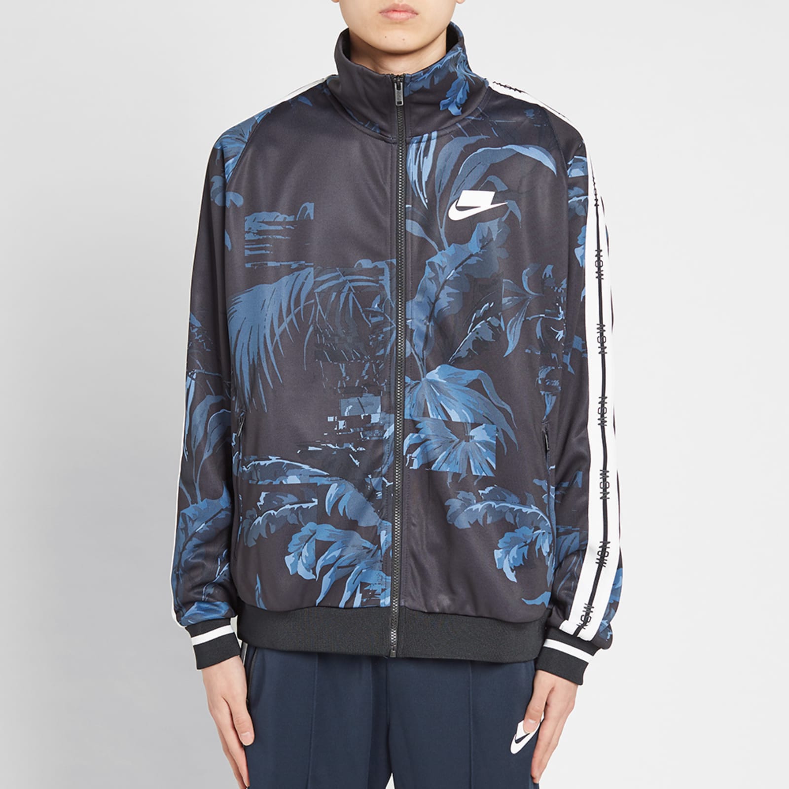 Nike NSW Floral Track Jacket Black, Obsidian & White END. (US)