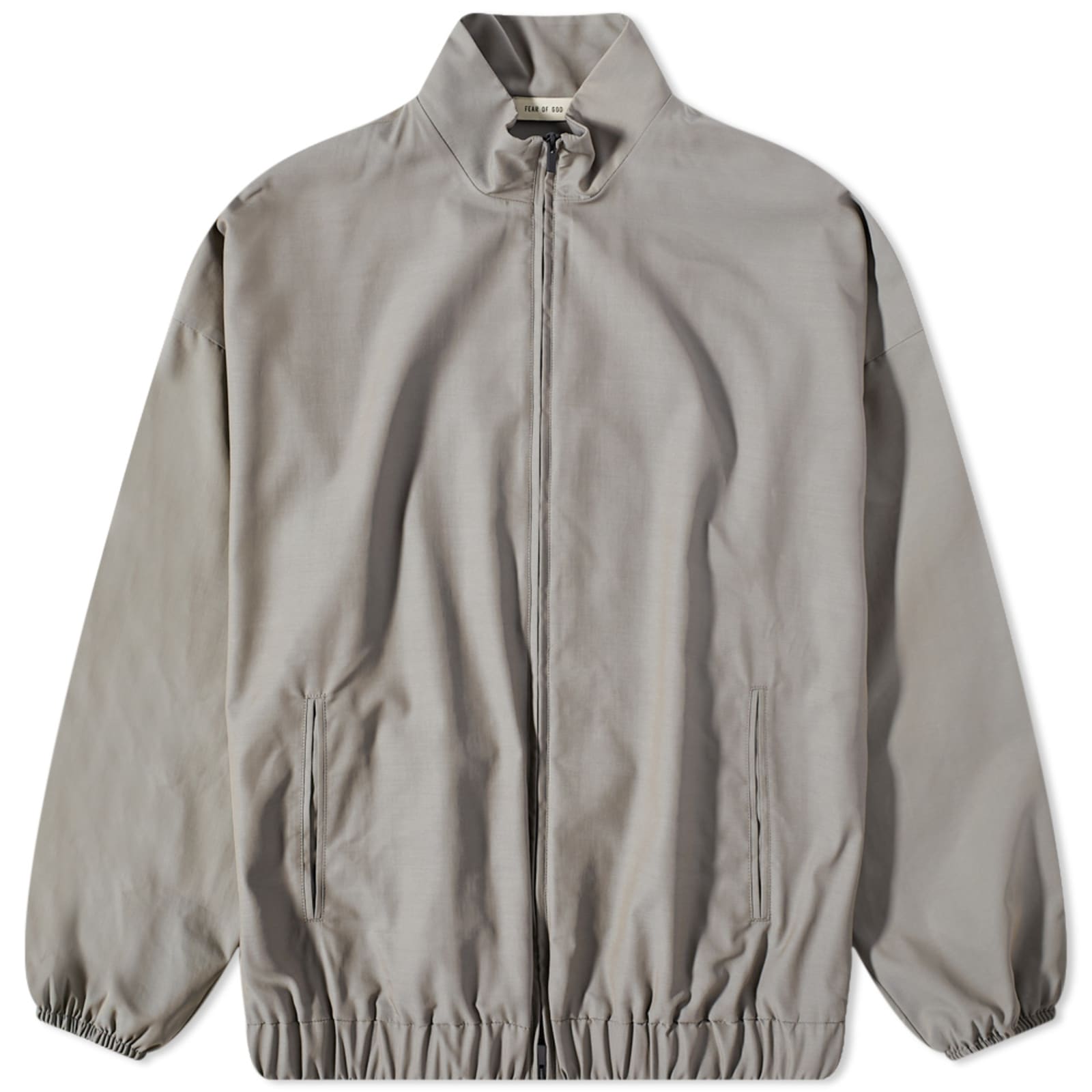 Fear of God Eternal Wool Nylon Track Jacket - Dusty Concrete