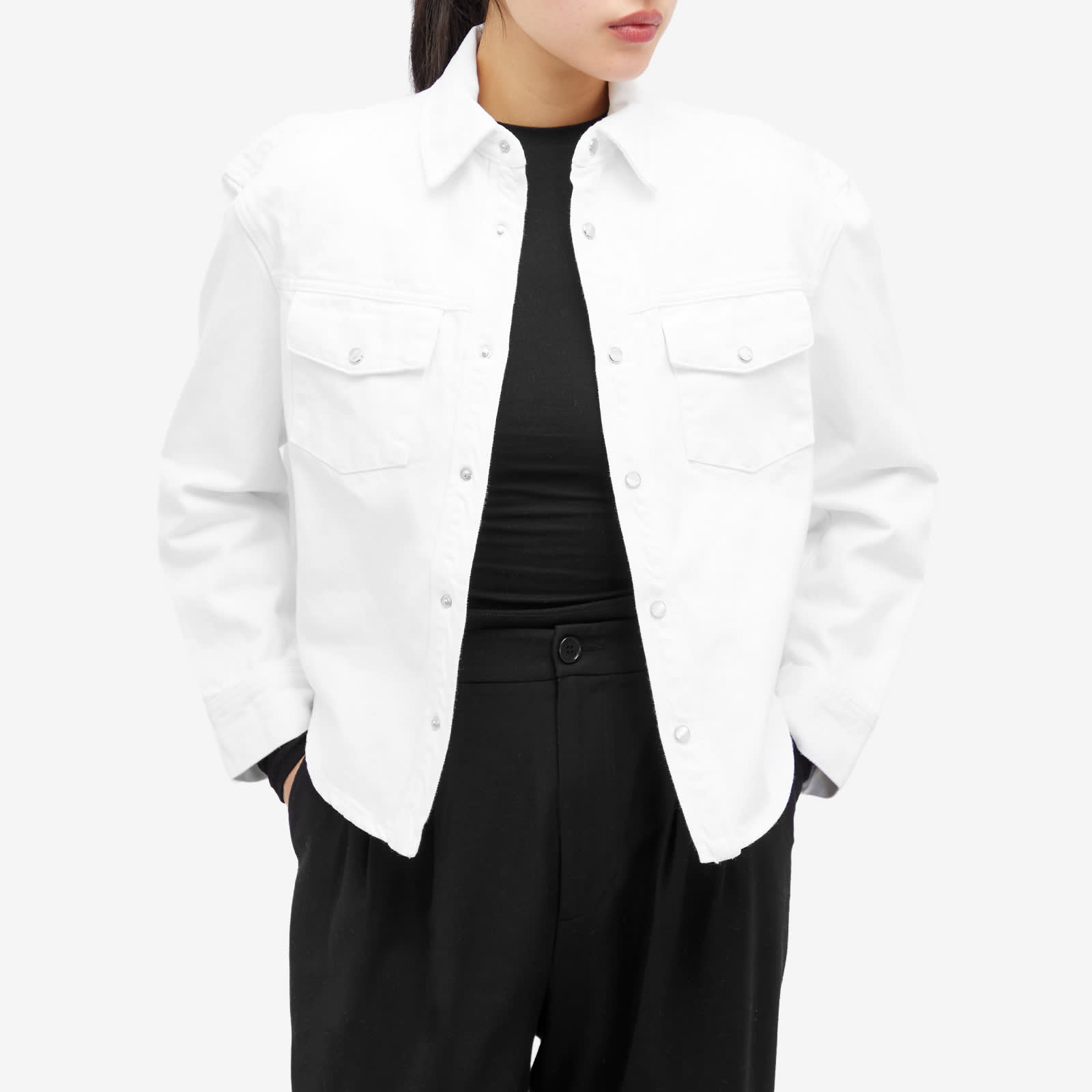 WARDROBE.NYC Denim Jacket White END.