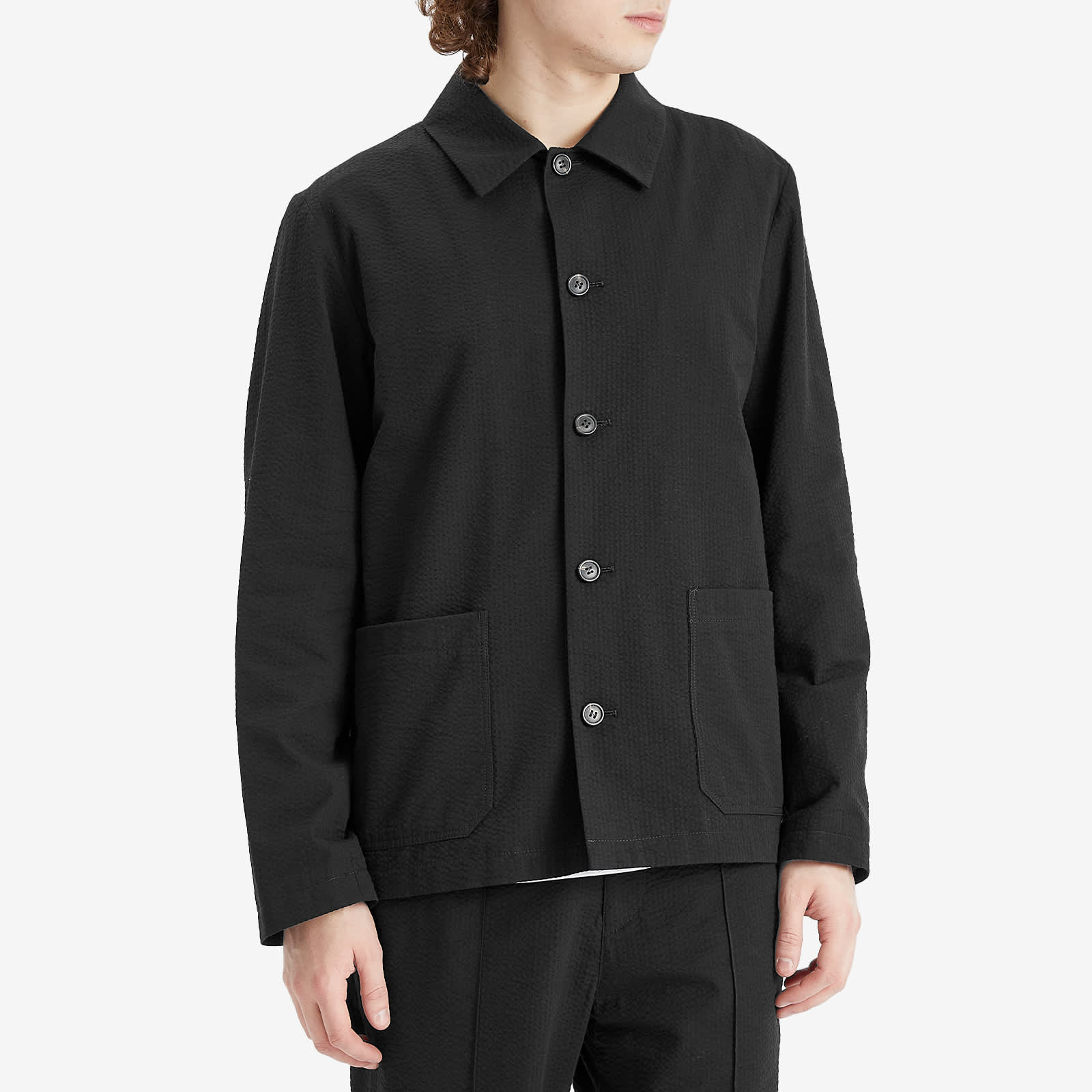 A.P.C. Brest Seersucker Work jacket