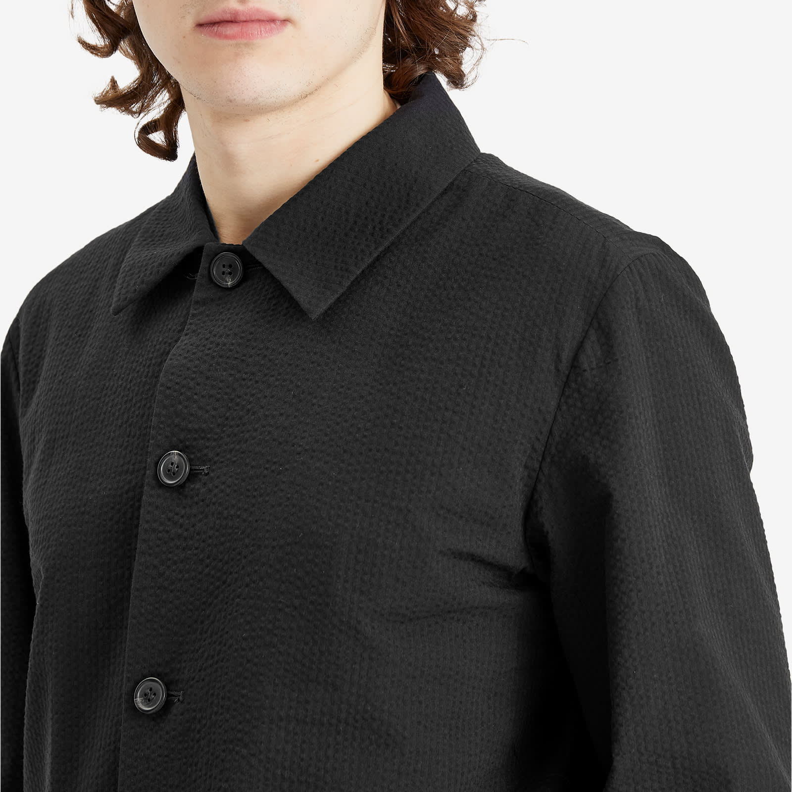 A.P.C. Brest Seersucker Work jacket