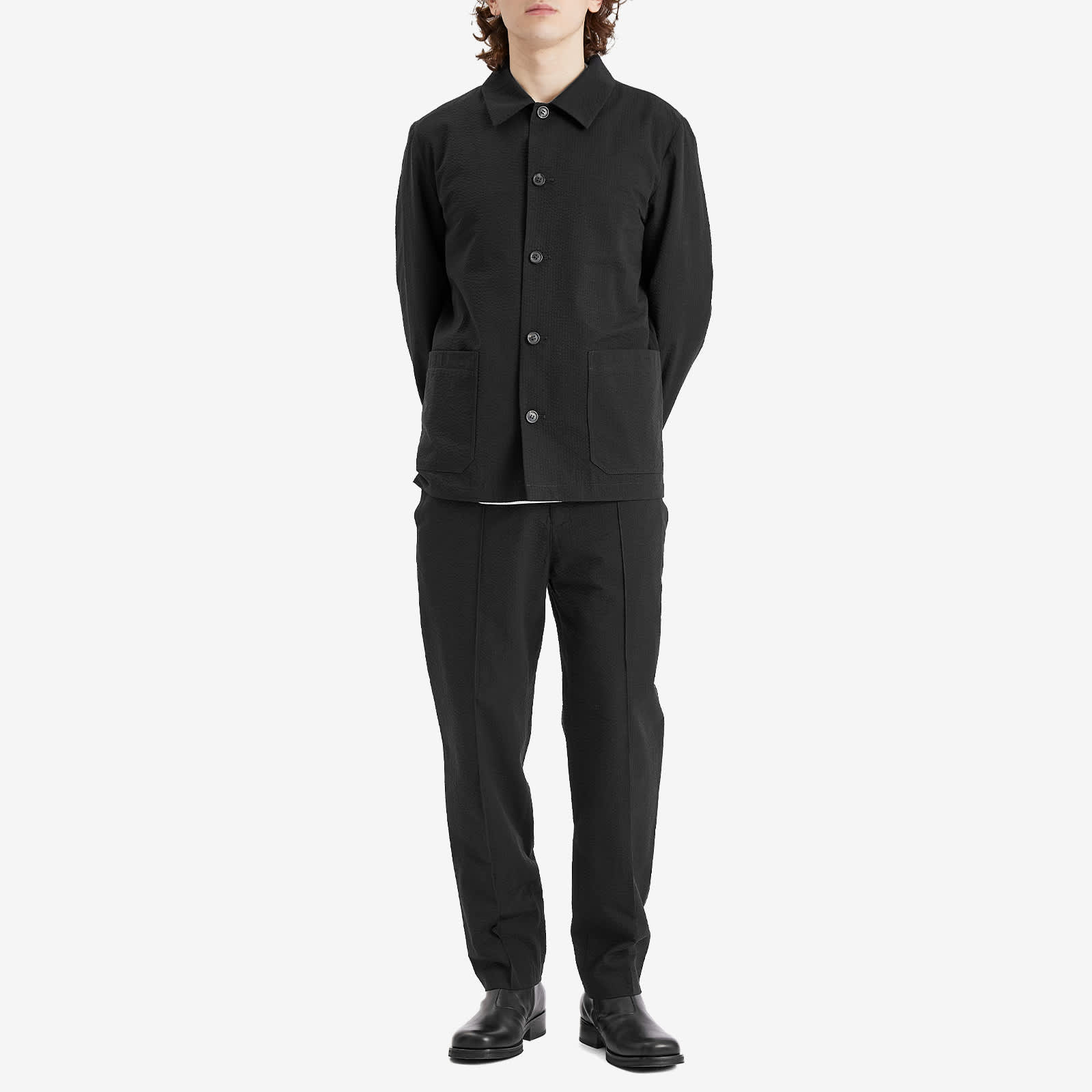A.P.C. Brest Seersucker Work jacket