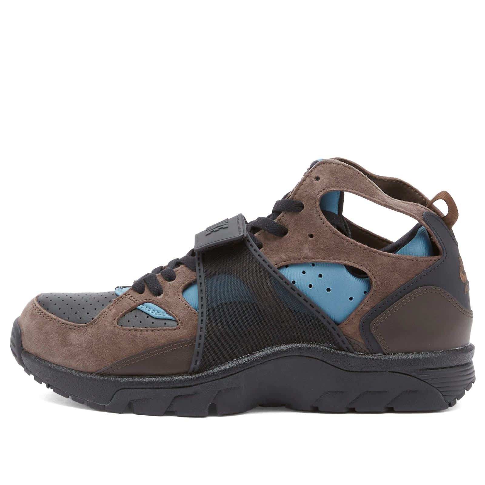 Nike Air Trainer Huarache SP Sneaker - Black,Baroque Brown & Smokey Blue