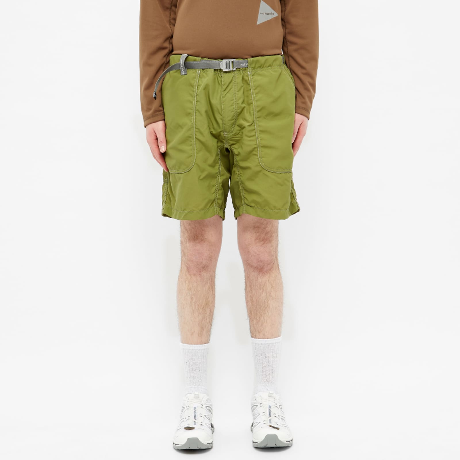 And Wander Nylon Climbing Short Khaki END. (UK)