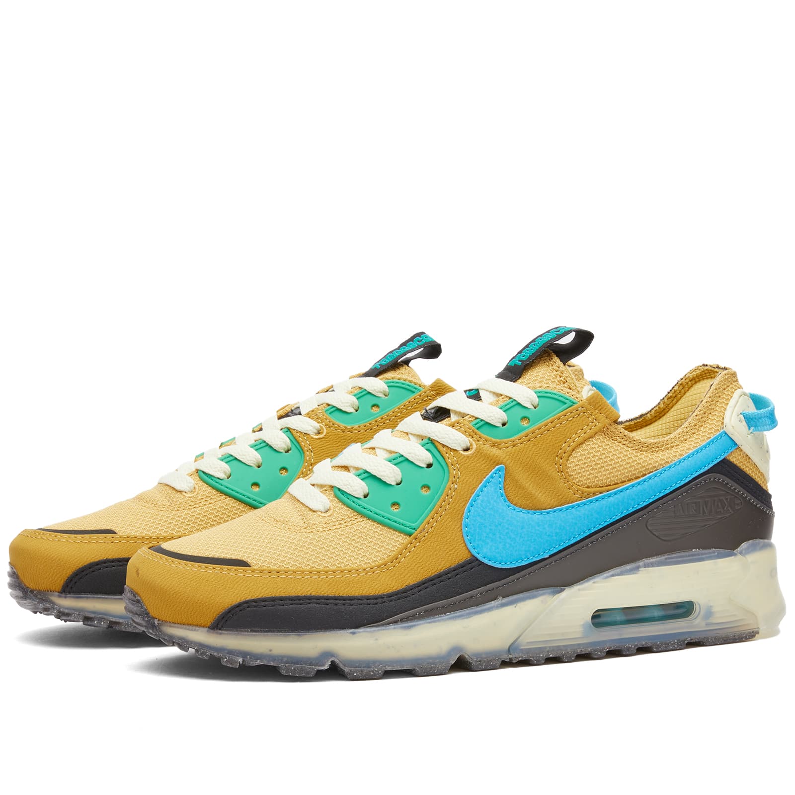 Nike Air Max Terrascape 90 Wheat Gold & Blue Lightning | END.