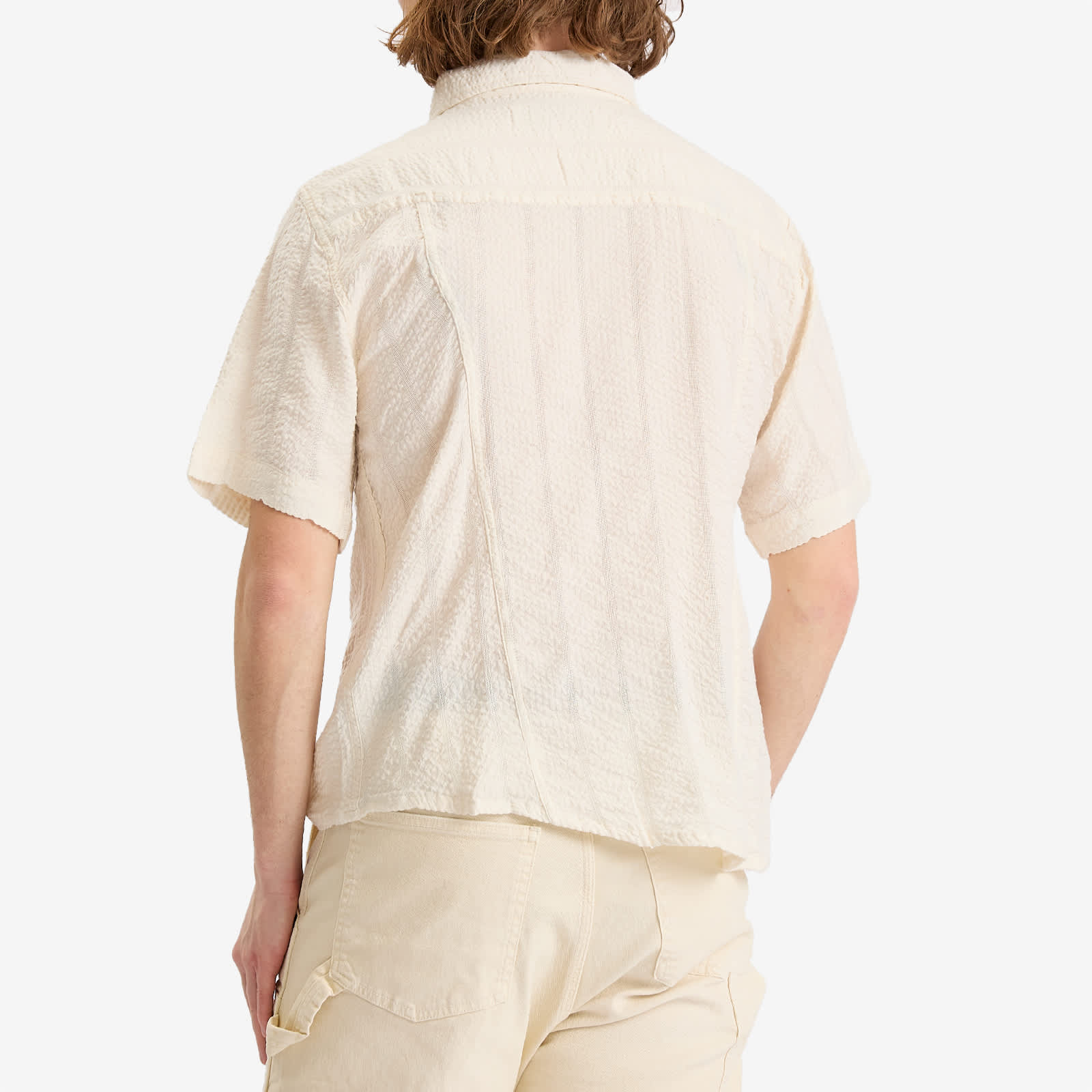Corridor Striped Seersucker Short Sleeve Shirt