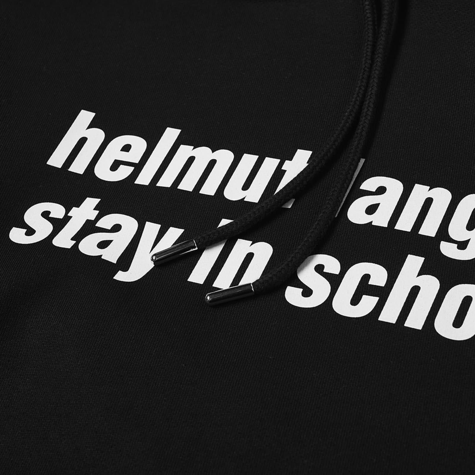 Helmut Lang Helmut Lang Says Stay In School Popover Hoodie