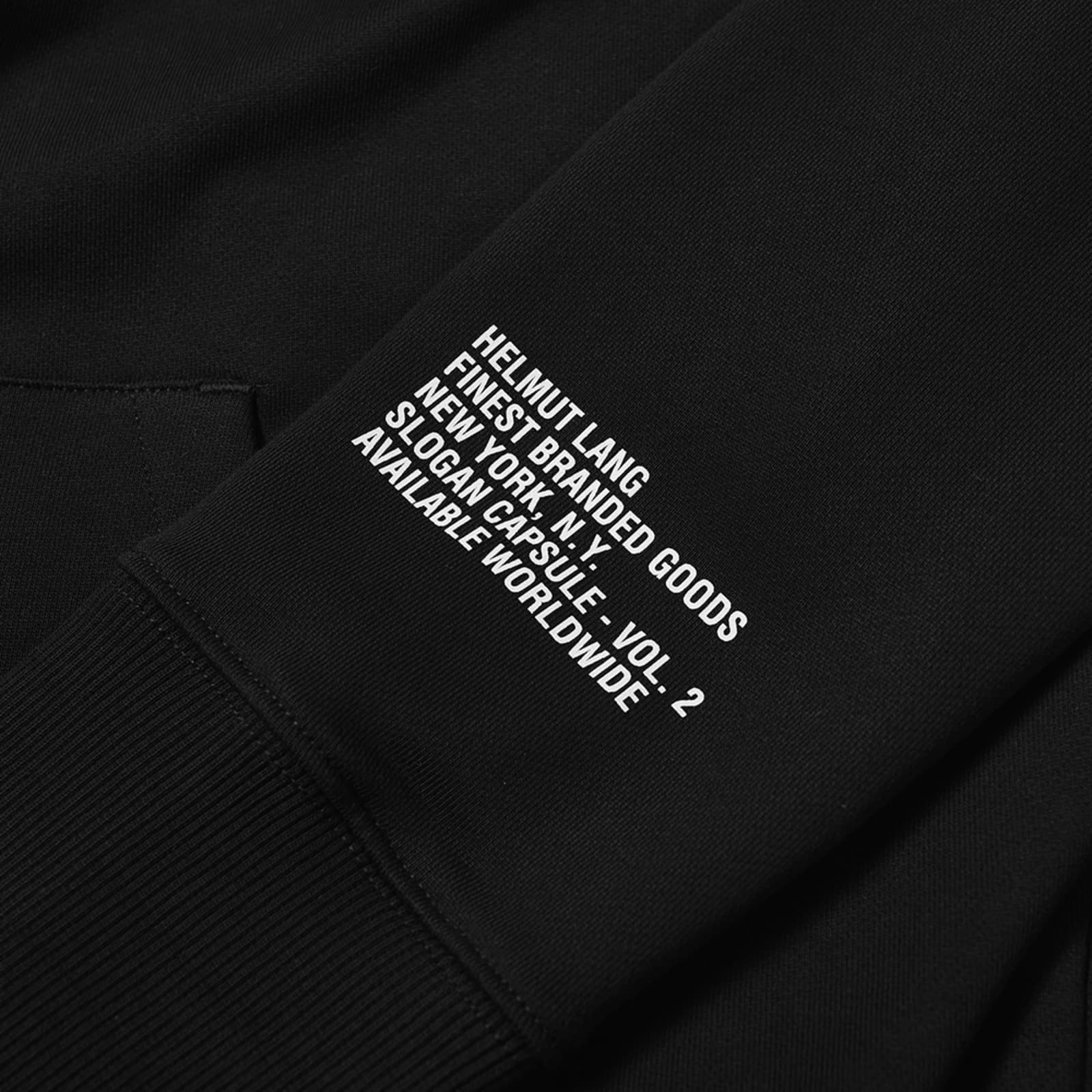 Helmut Lang Helmut Lang Says Stay In School Popover Hoodie
