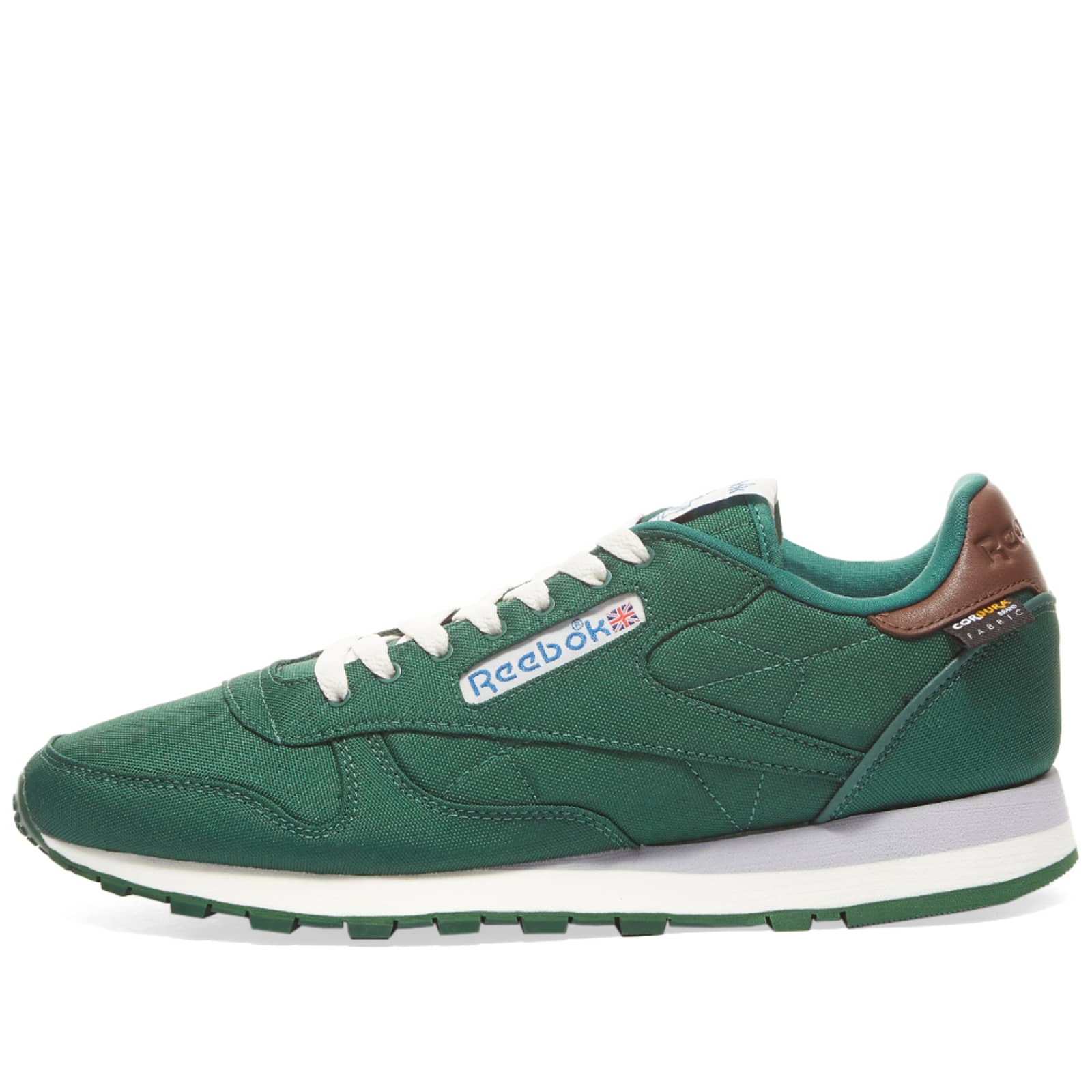 Reebok Classic Leather Cordura Green, Chalk & Brown | END. (US)