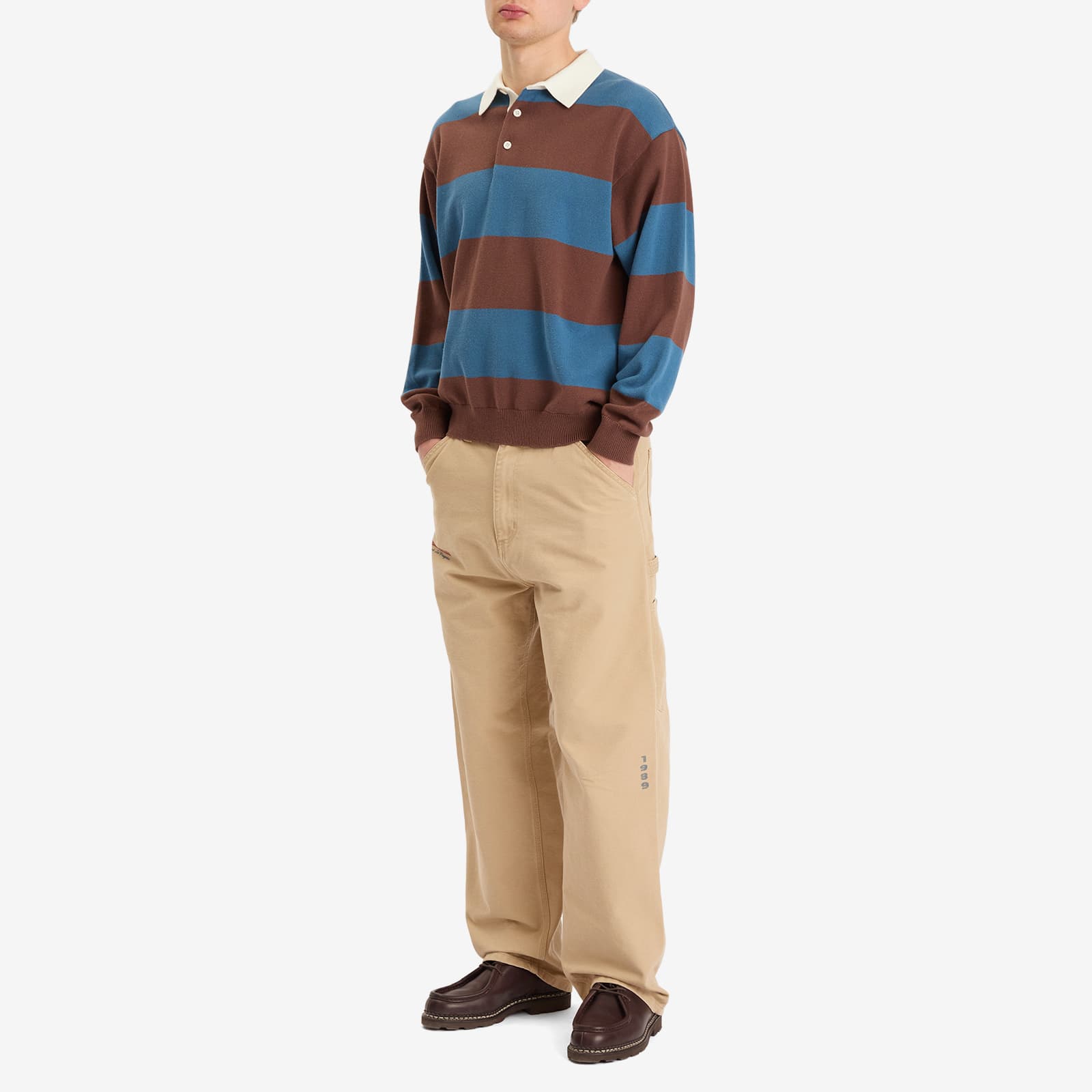 Carhartt WIP OG Single Knee Graphic Pants - Dusty Hamilton Brown
