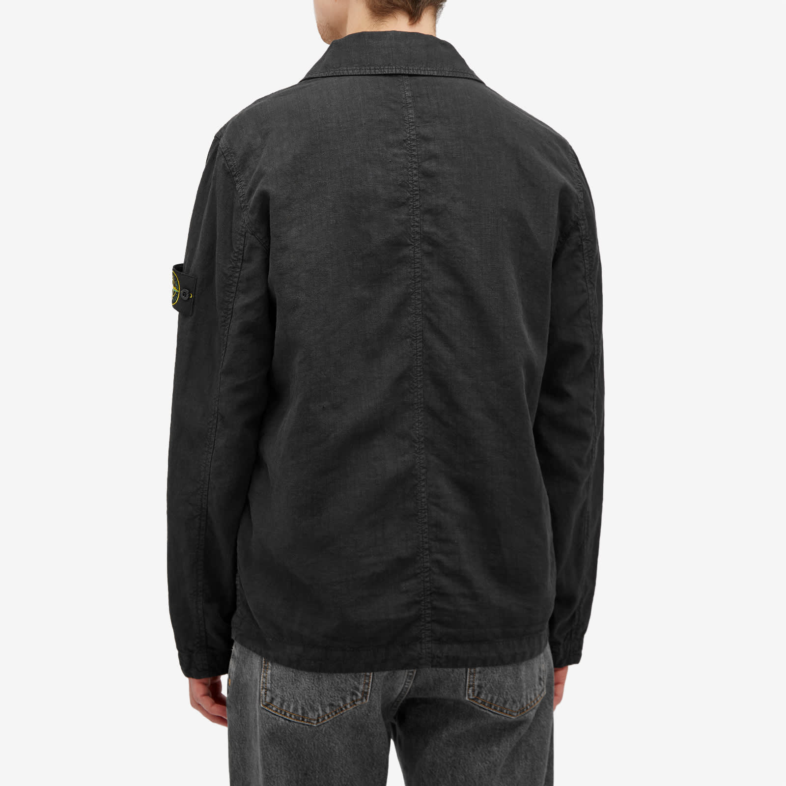 Stone Island Lini Nylon Tela-TC Jacket - Black