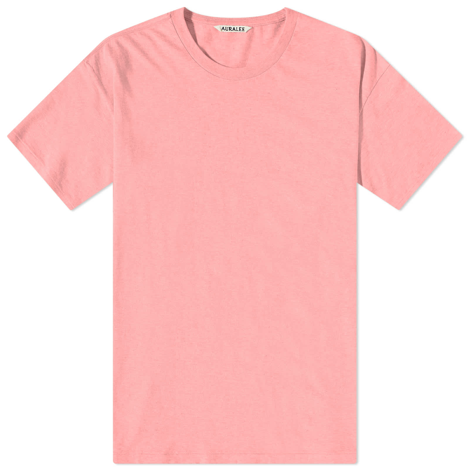 Auralee Seamless Crew Tee Pink END UK auralee-seamless-crew-tee-pink-end-uk