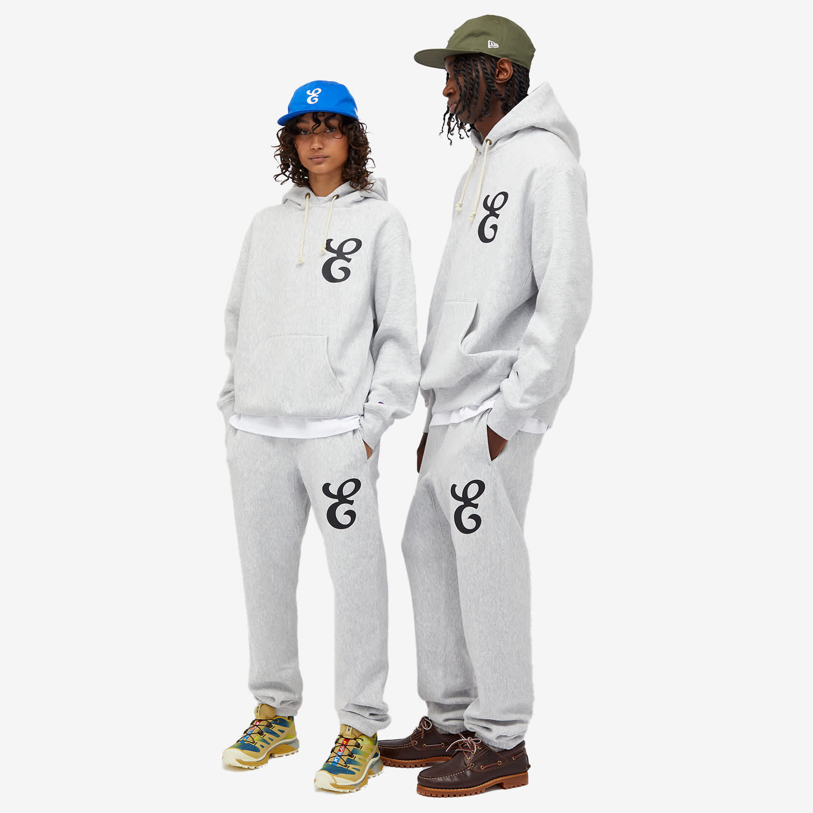 Champion for E by END. Everyday Hoodie - Grey Marl