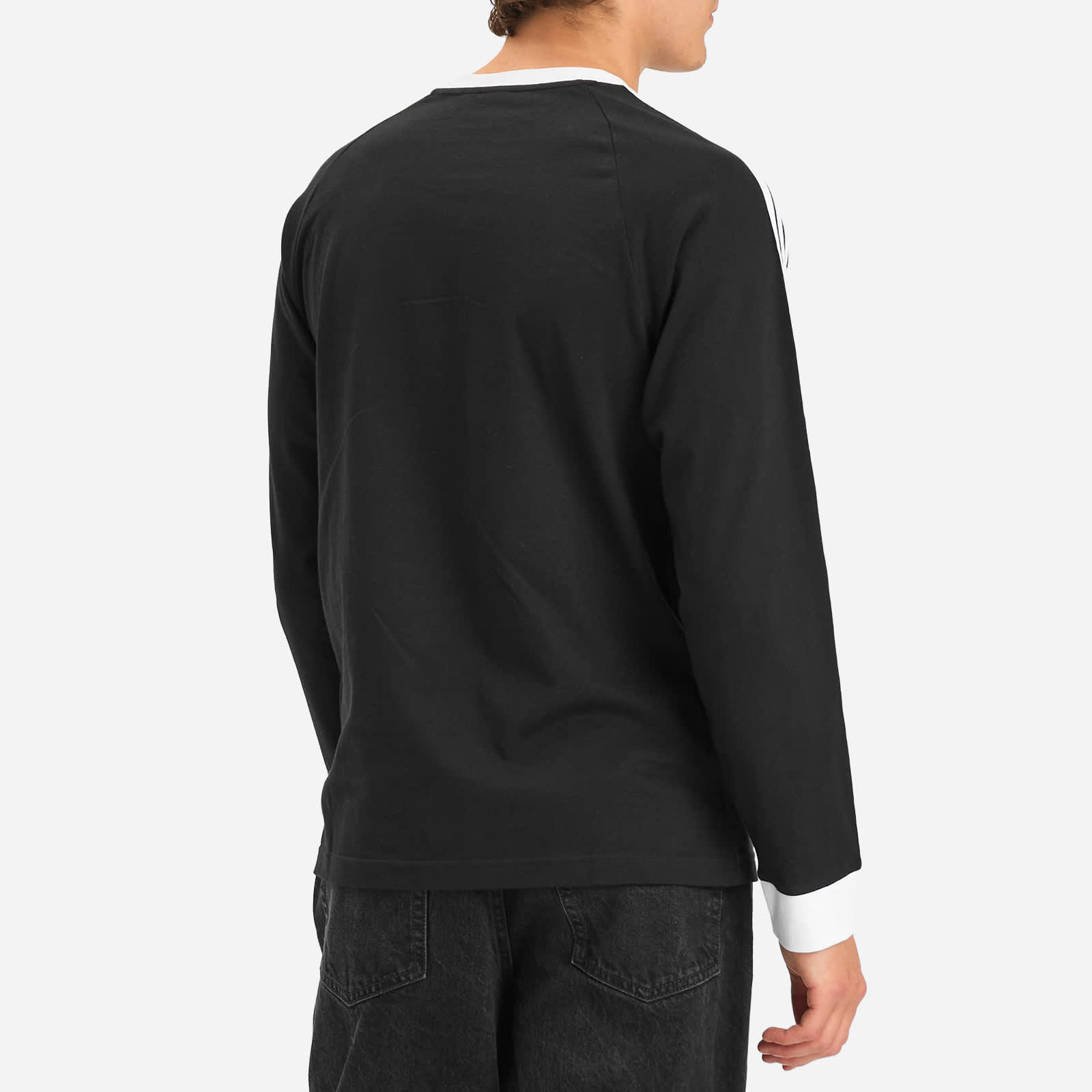 Adidas Long Sleeve 3 Stripe T-Shirt