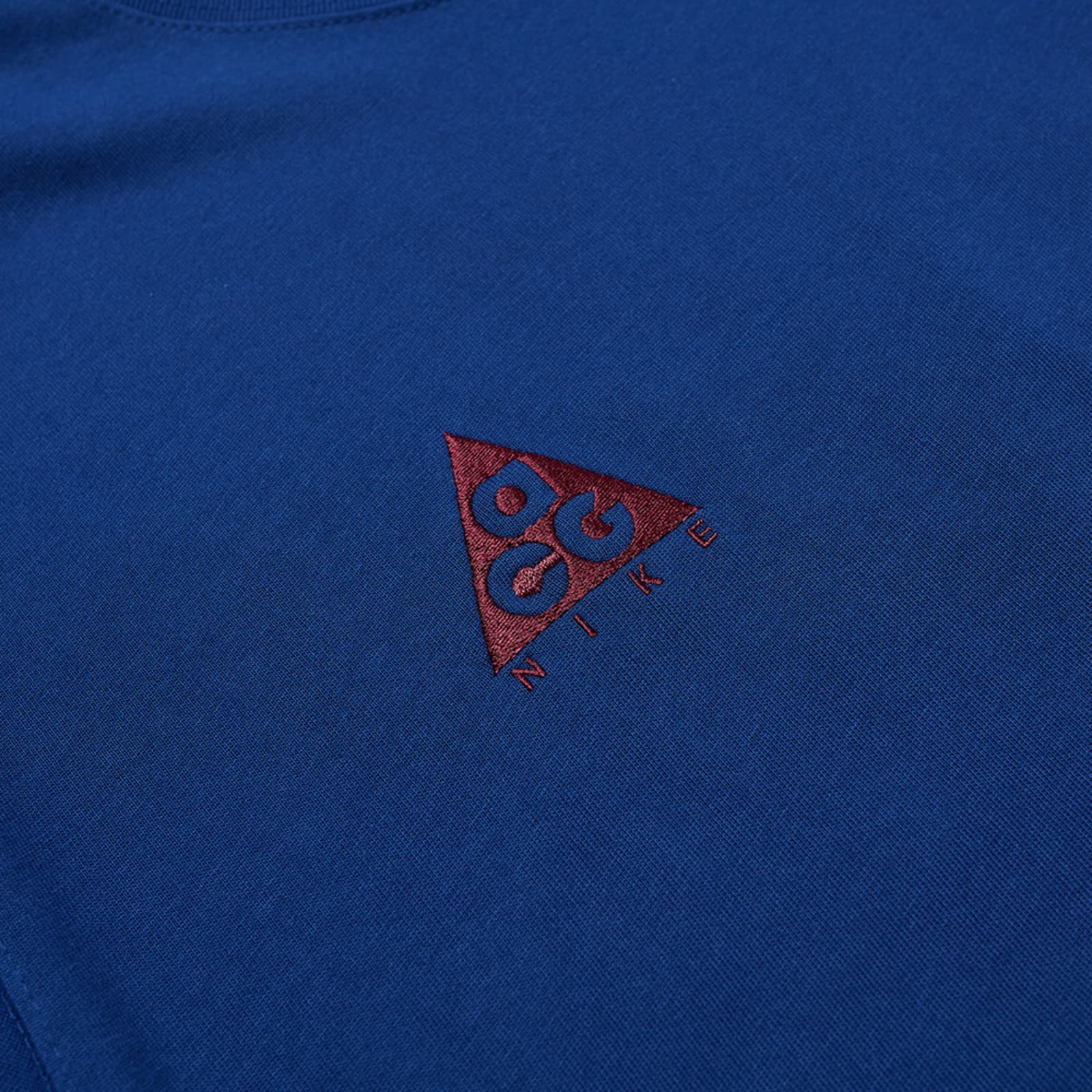 Nike ACG Logo T-Shirt - Blue Void & Dark Beetroot