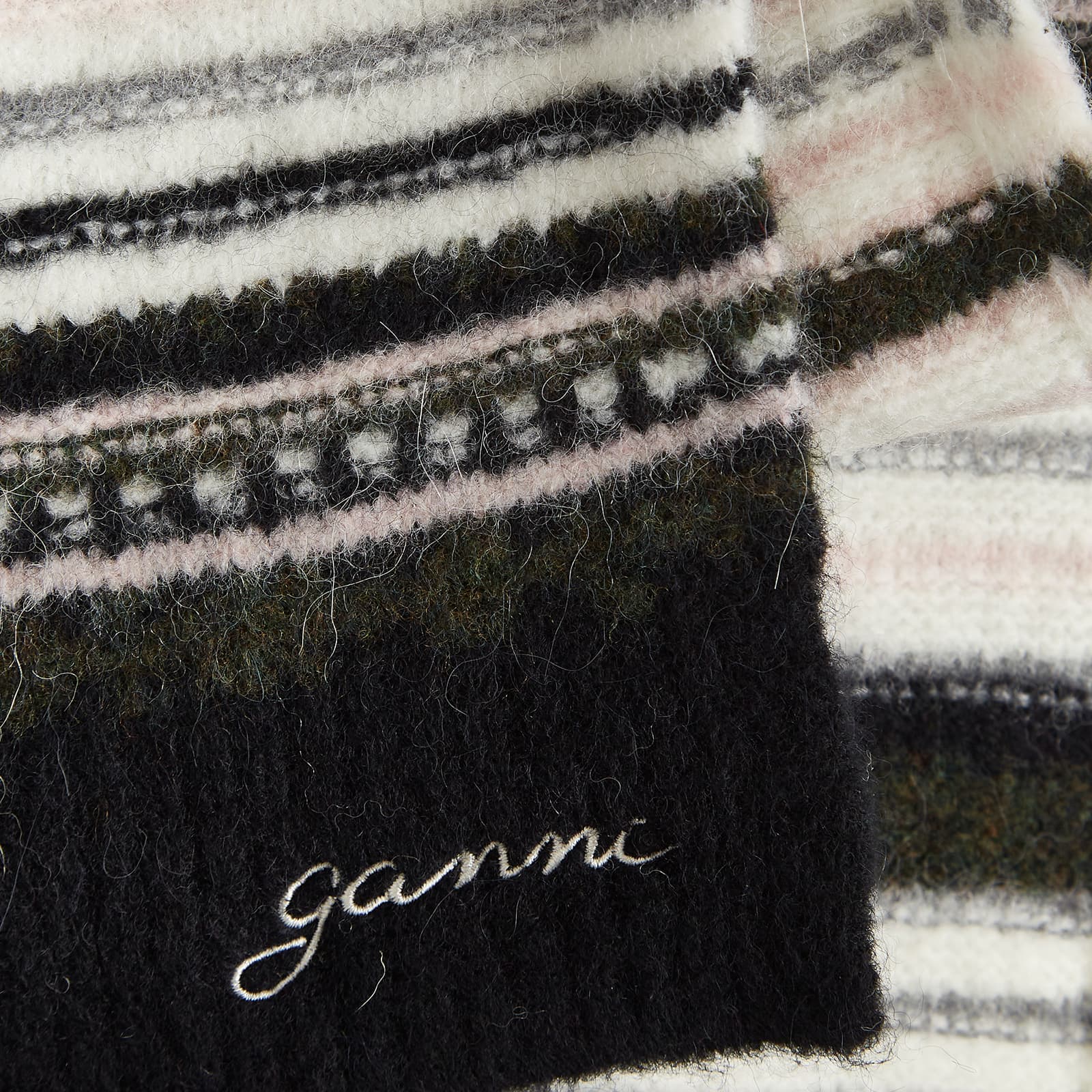 GANNI - Woman - Black - Scarf