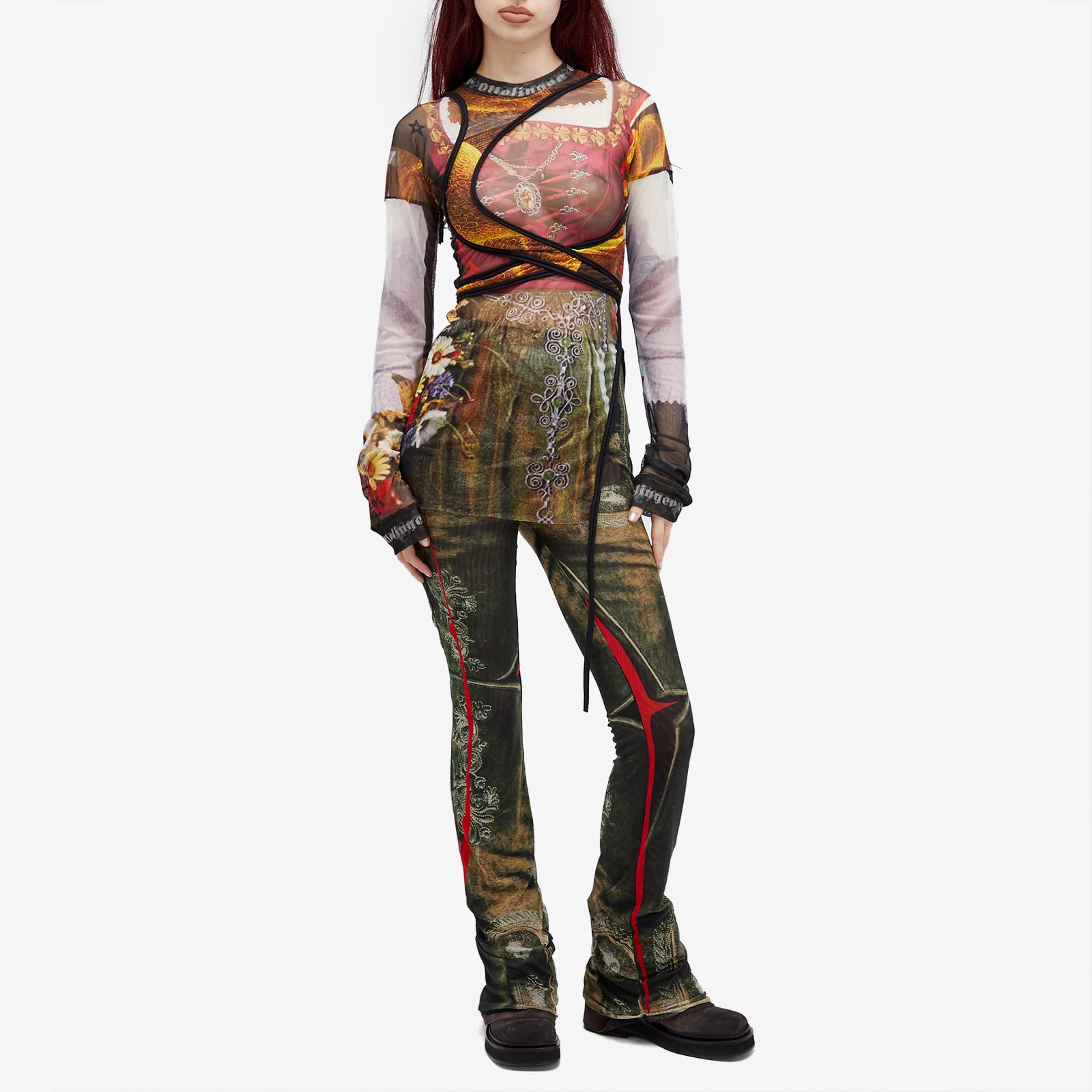 Ottolinger Mesh Deconstructed Longsleeve