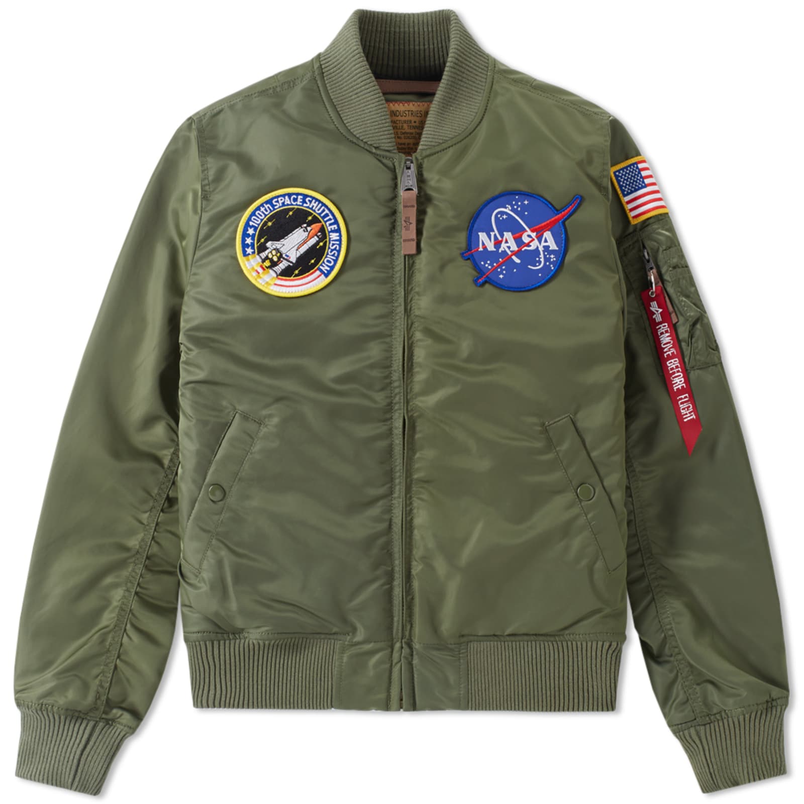 Alpha Industries MA-1 VF NASA Jacket - Olive