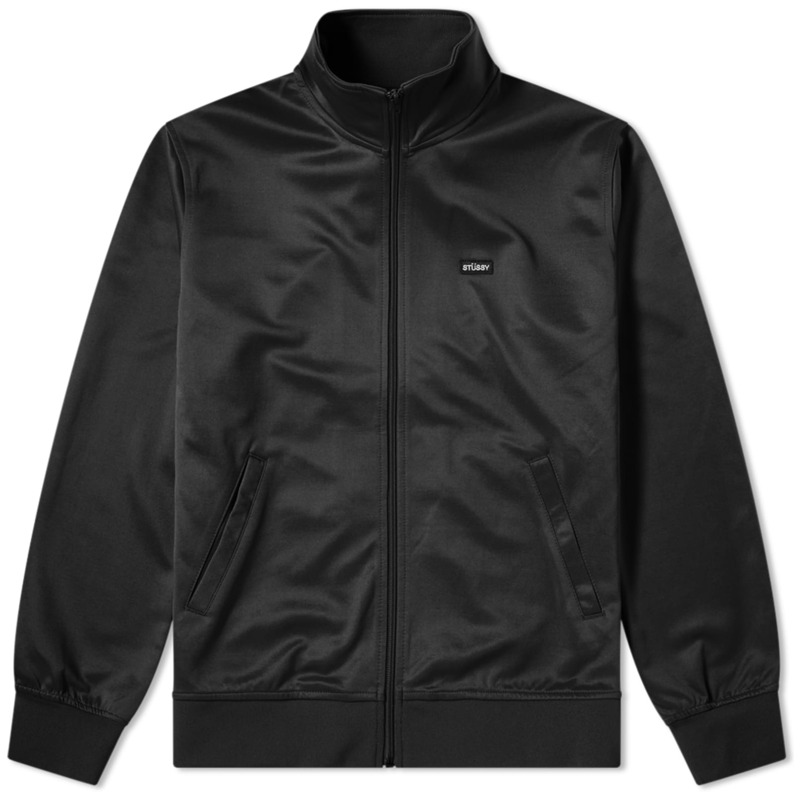 Stussy Textured Rib Track Jacket Black END. (US)