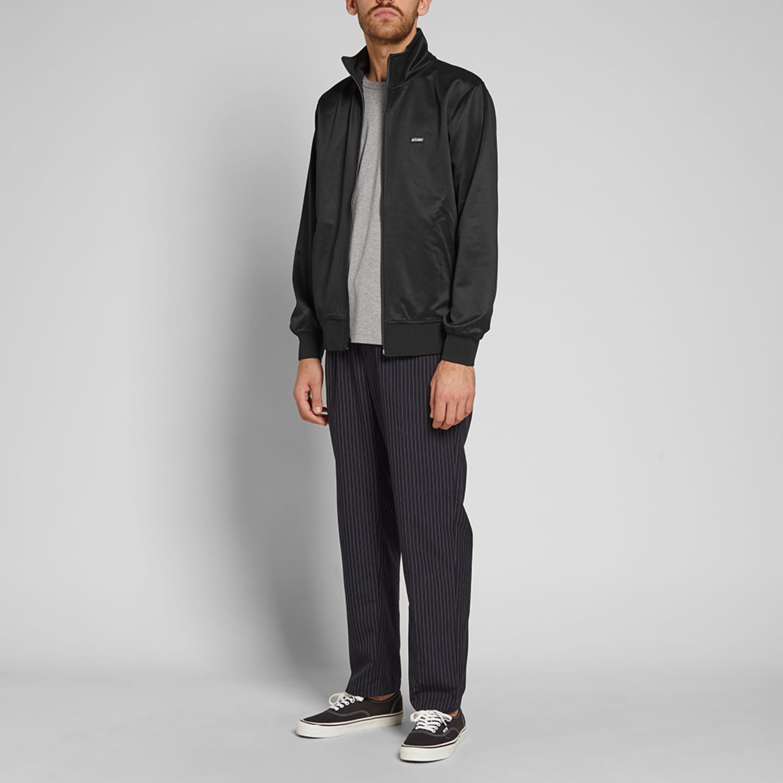 Stussy Textured Rib Track Jacket Black END. (US)