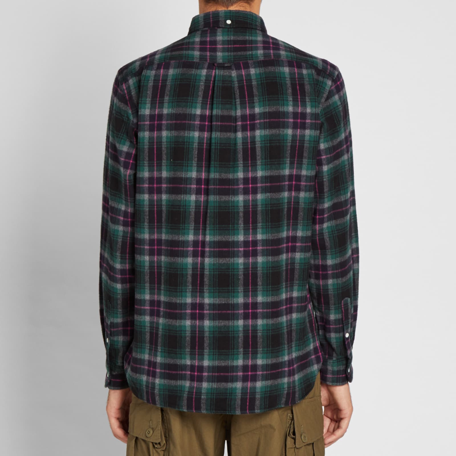 Beams Plus Shaggy Check Shirt Green END. (UK)