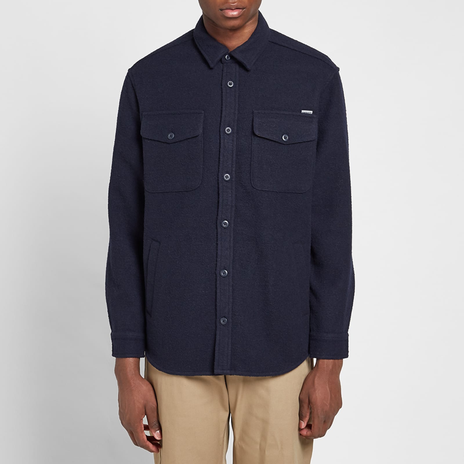 Carhartt WIP Milner Wool Shirt Jacket - Dark Navy