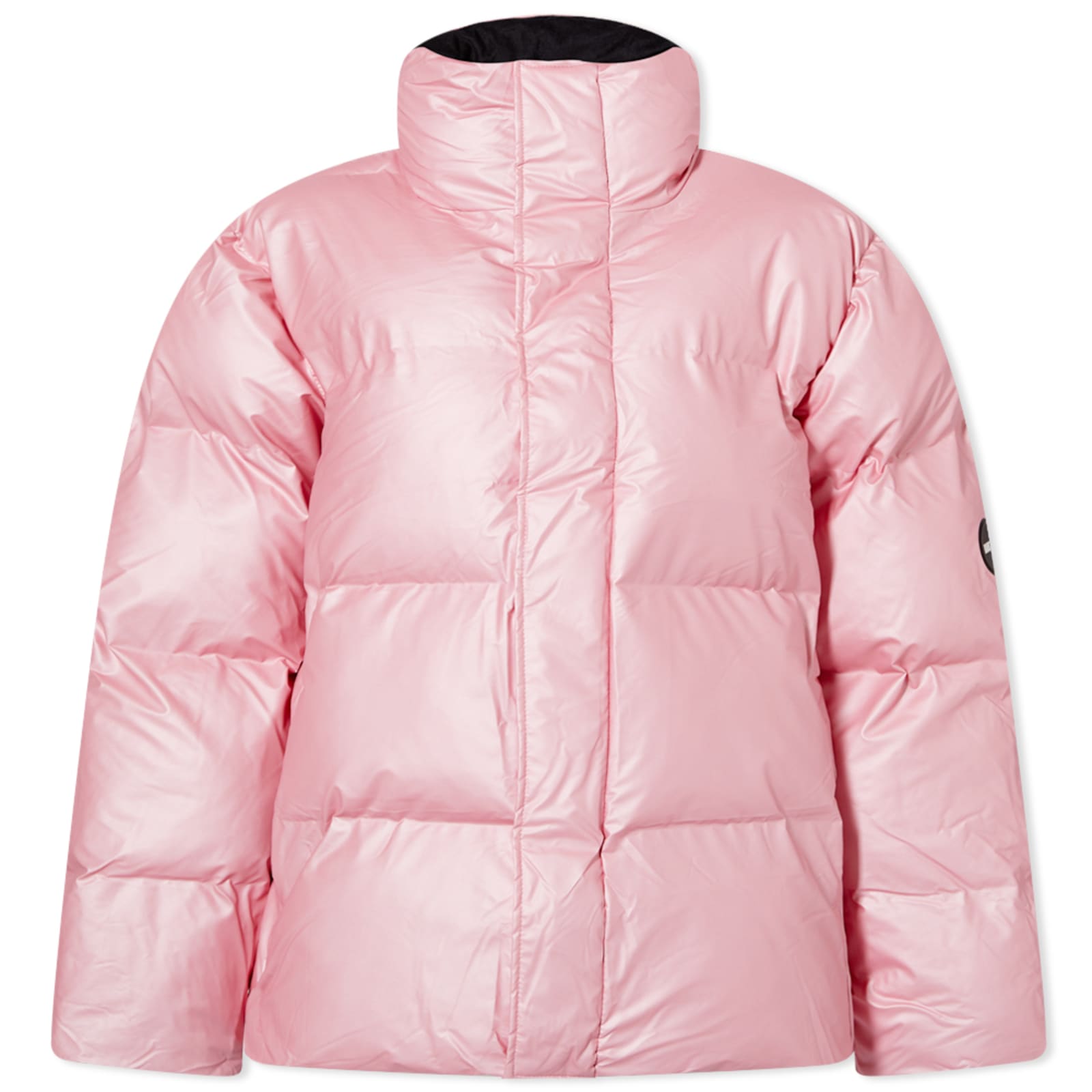 Rains Boxy Puffer Jacket Pink Sky END.