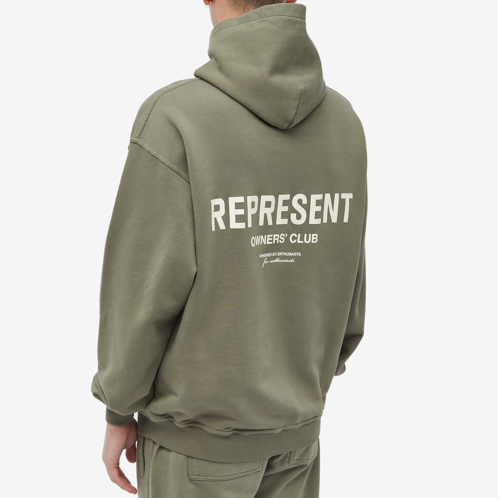 Represent Owners Club Hoodie Olive END (GB)