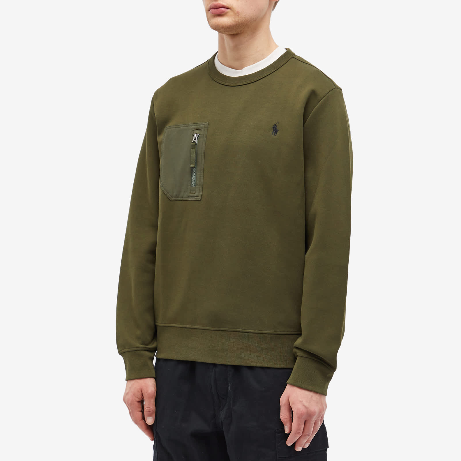 Polo Ralph Lauren Next Gen Crew Sweat Company Olive END.