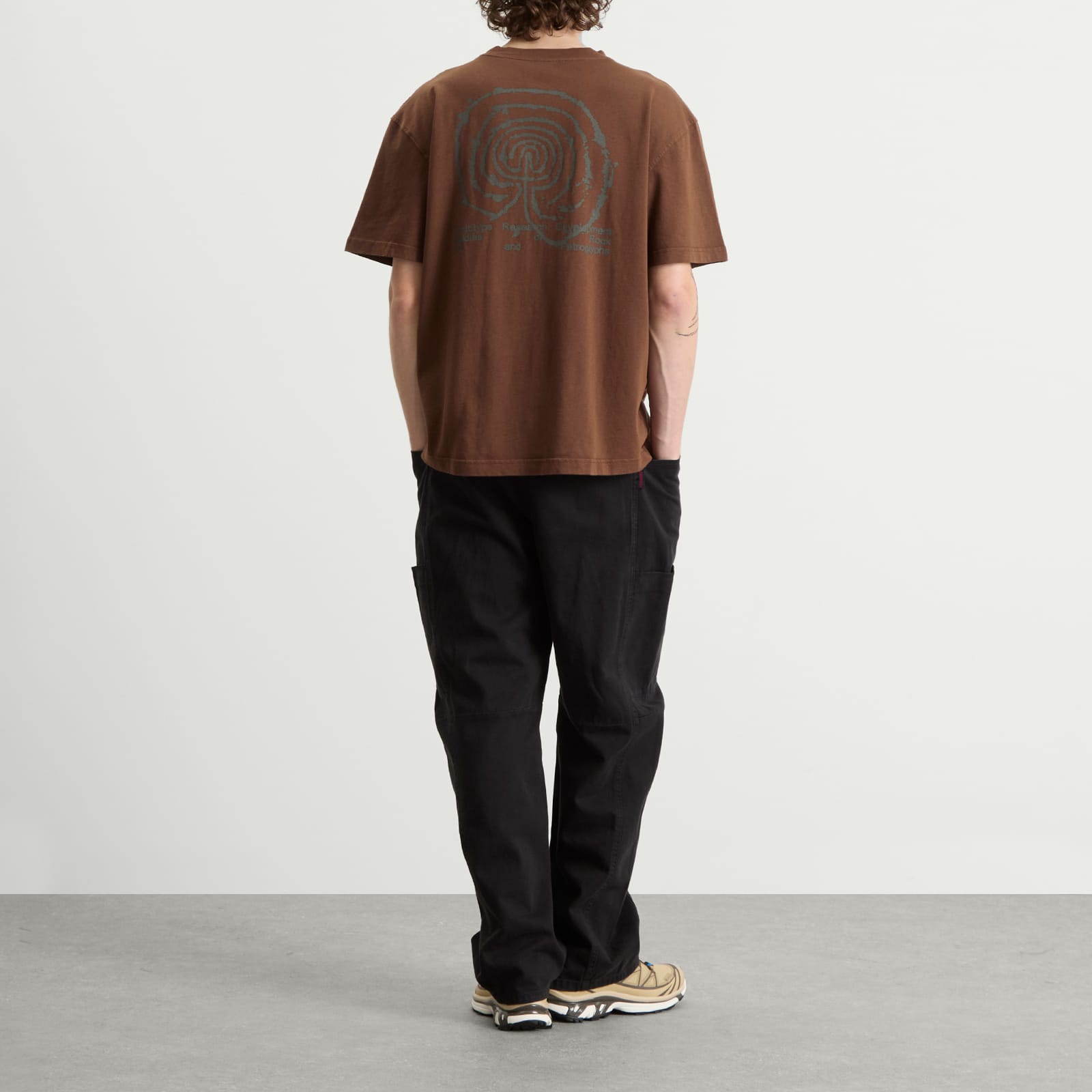 KA_YO_Prototype Boxy Graphic T-Shirt - Burnt Wine