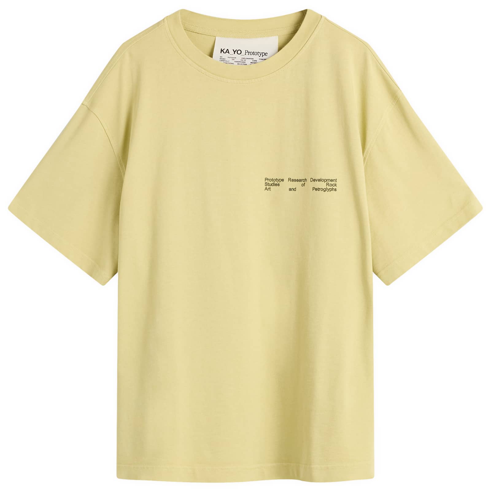 KA_YO_Prototype Boxy Graphic T-Shirt - Limeade