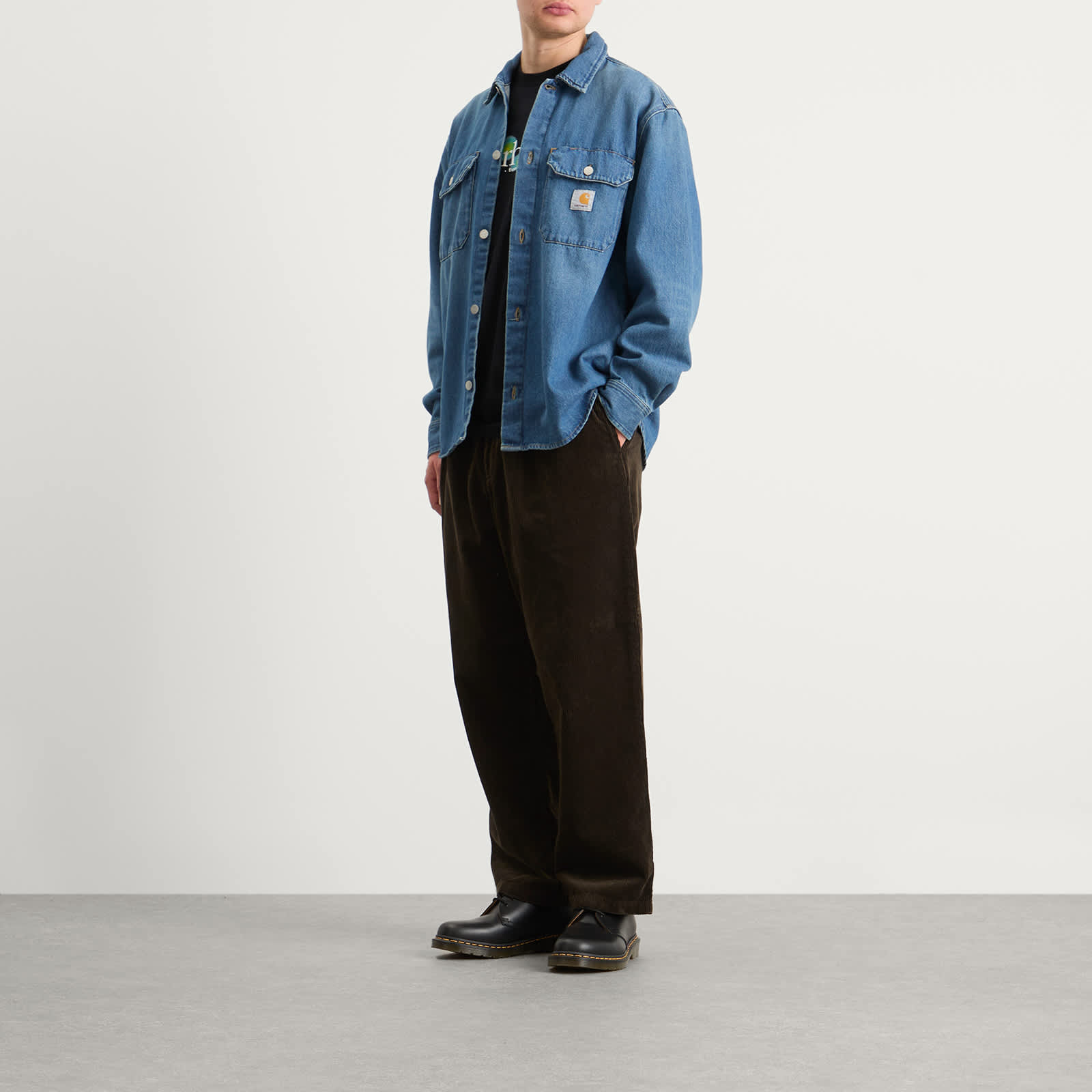 Carhartt WIP Evan Loose Tapered Corduroy Pants - Tobacco
