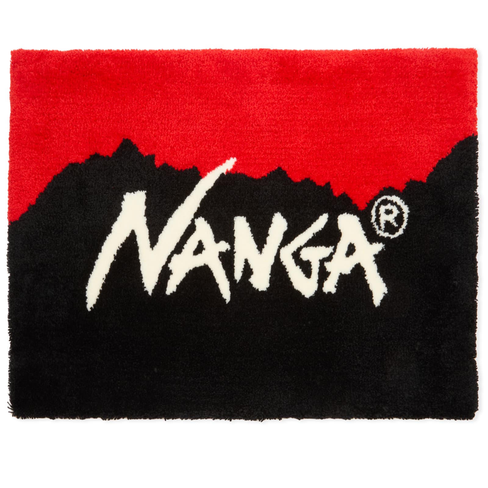 NANGA Logo Rug - Red & Black