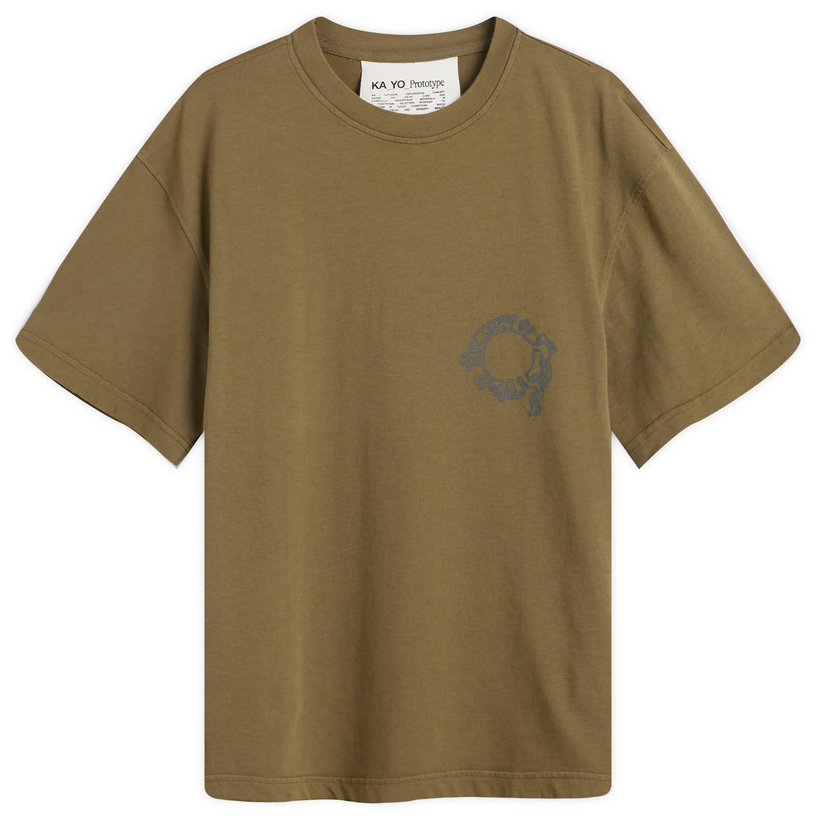 KA_YO_Prototype Boxy Graphic T-Shirt - Mole