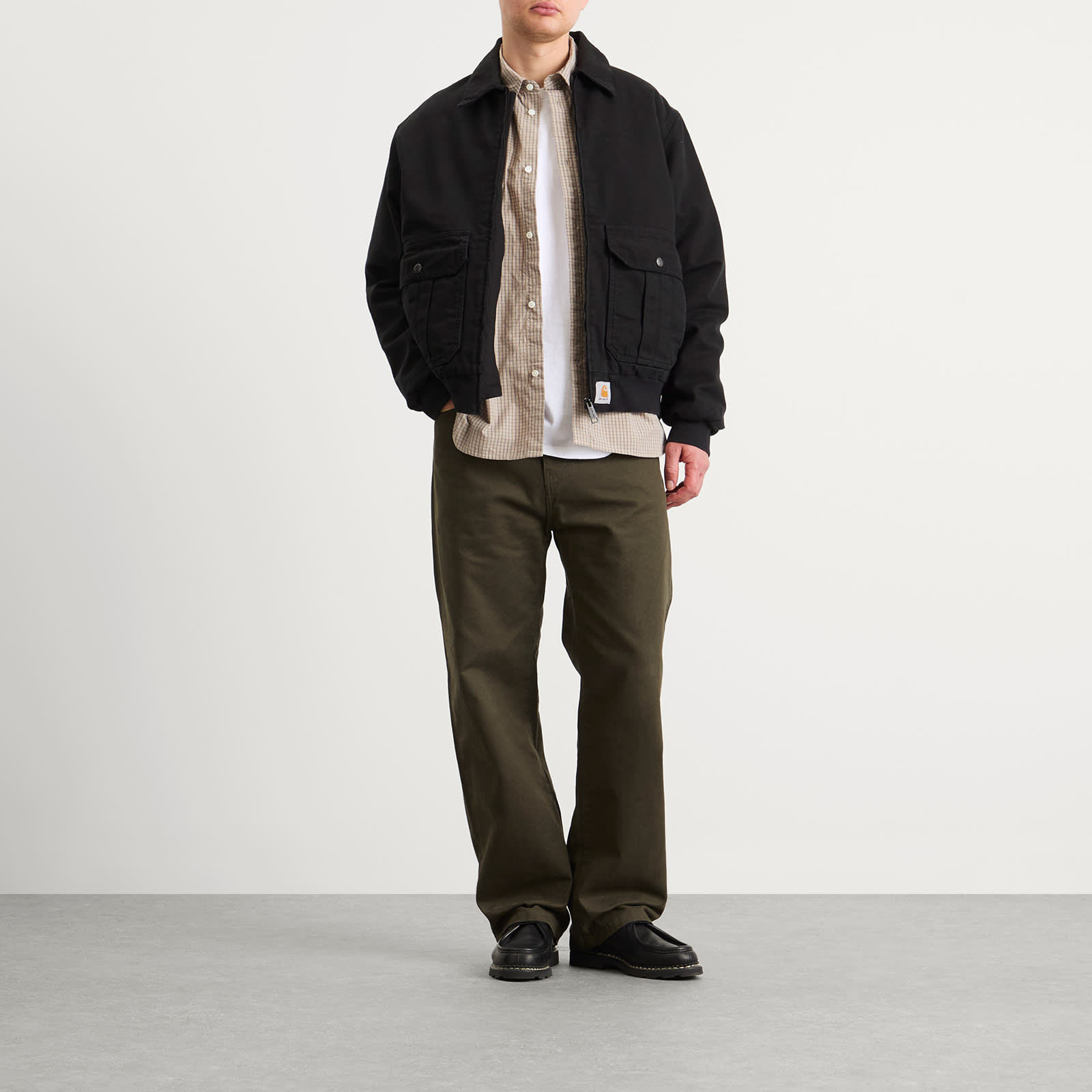 Carhartt WIP Brushed Twill Landon Pants - Cypress