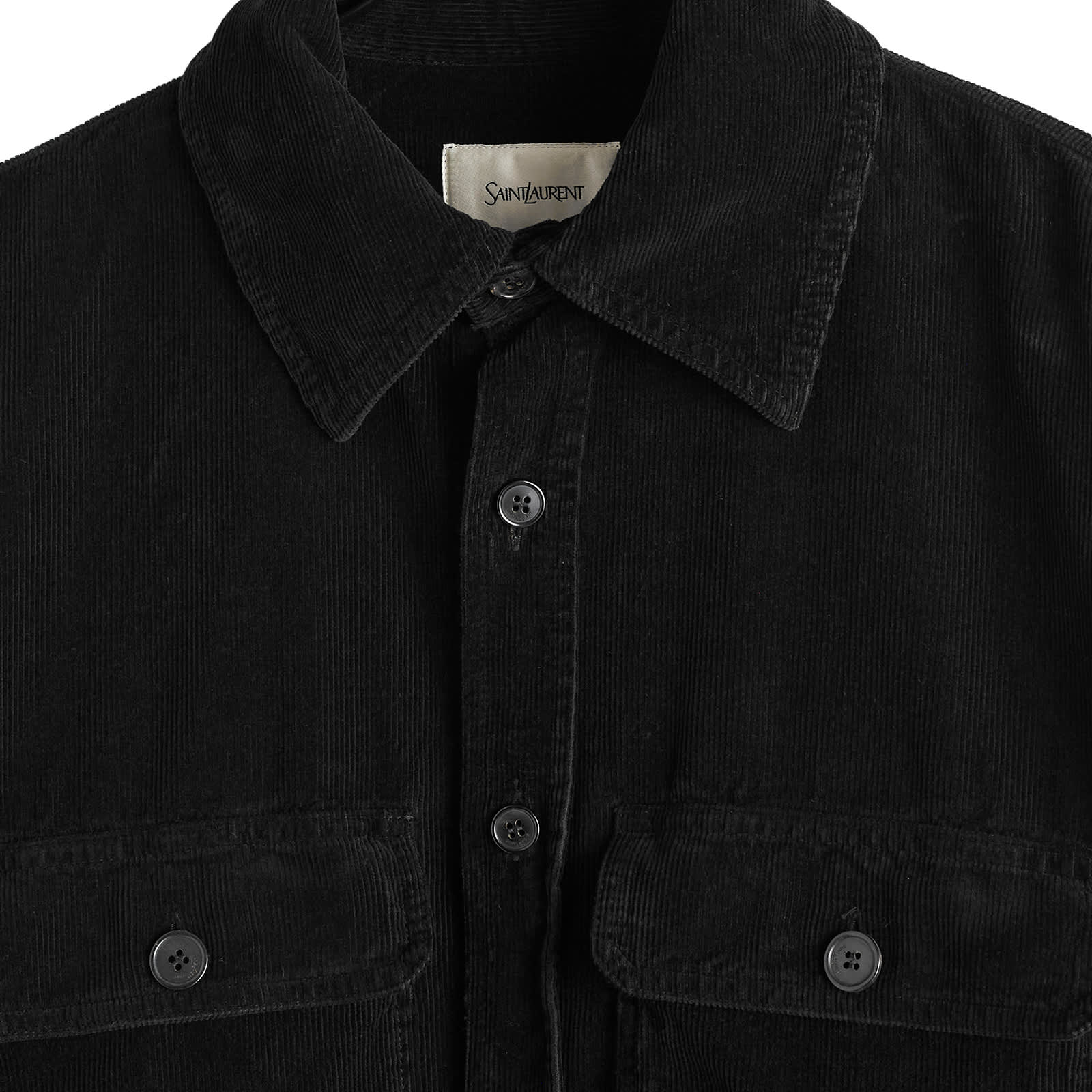 Saint Laurent Corduroy Fall Overshirt