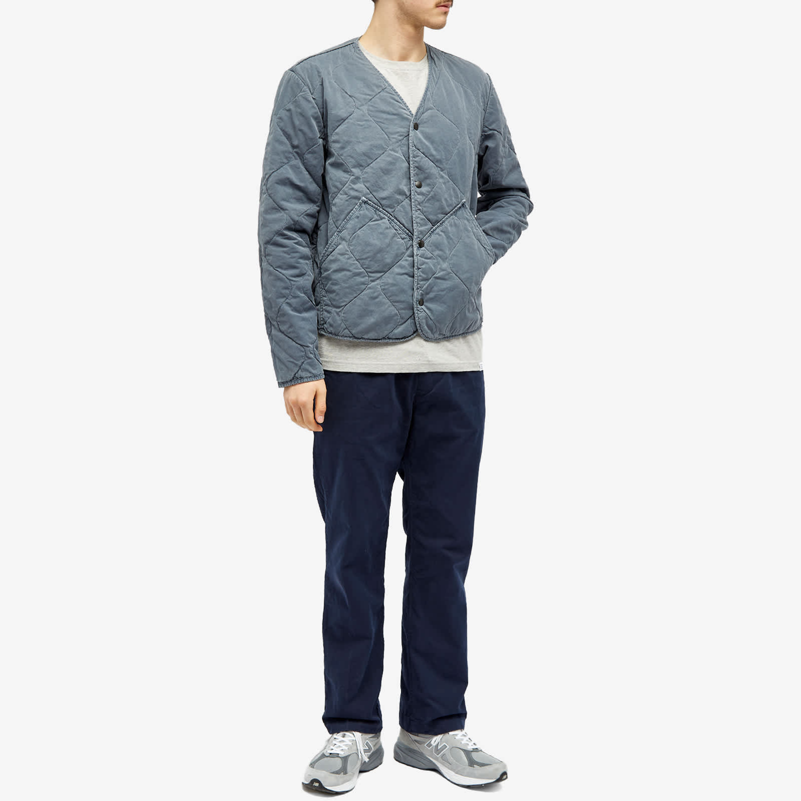 Save Khaki Flight Quilted Liner Jacket Navy END. (GB)