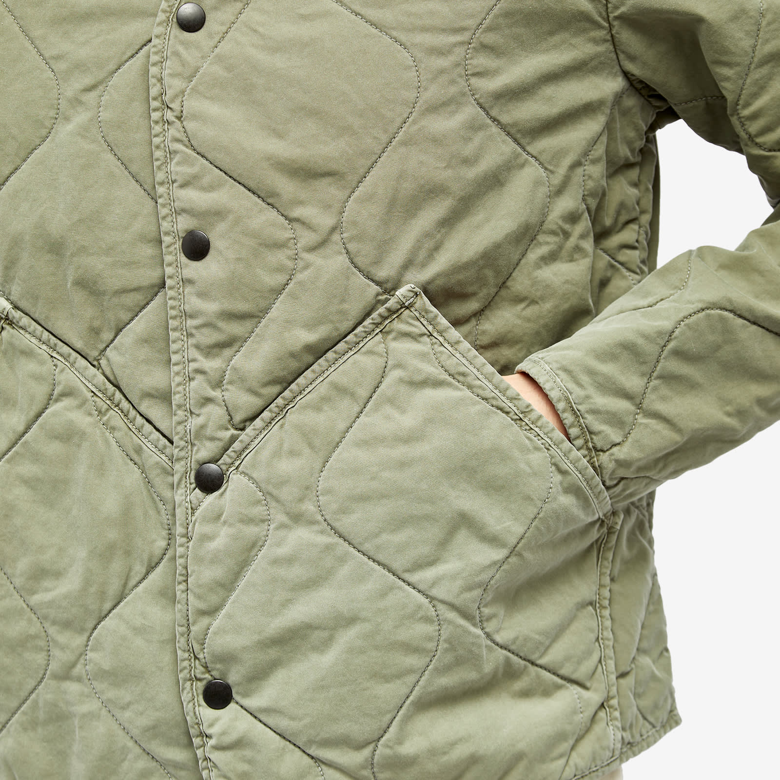 Save Khaki Flight Quilted Liner Jacket Olive END.