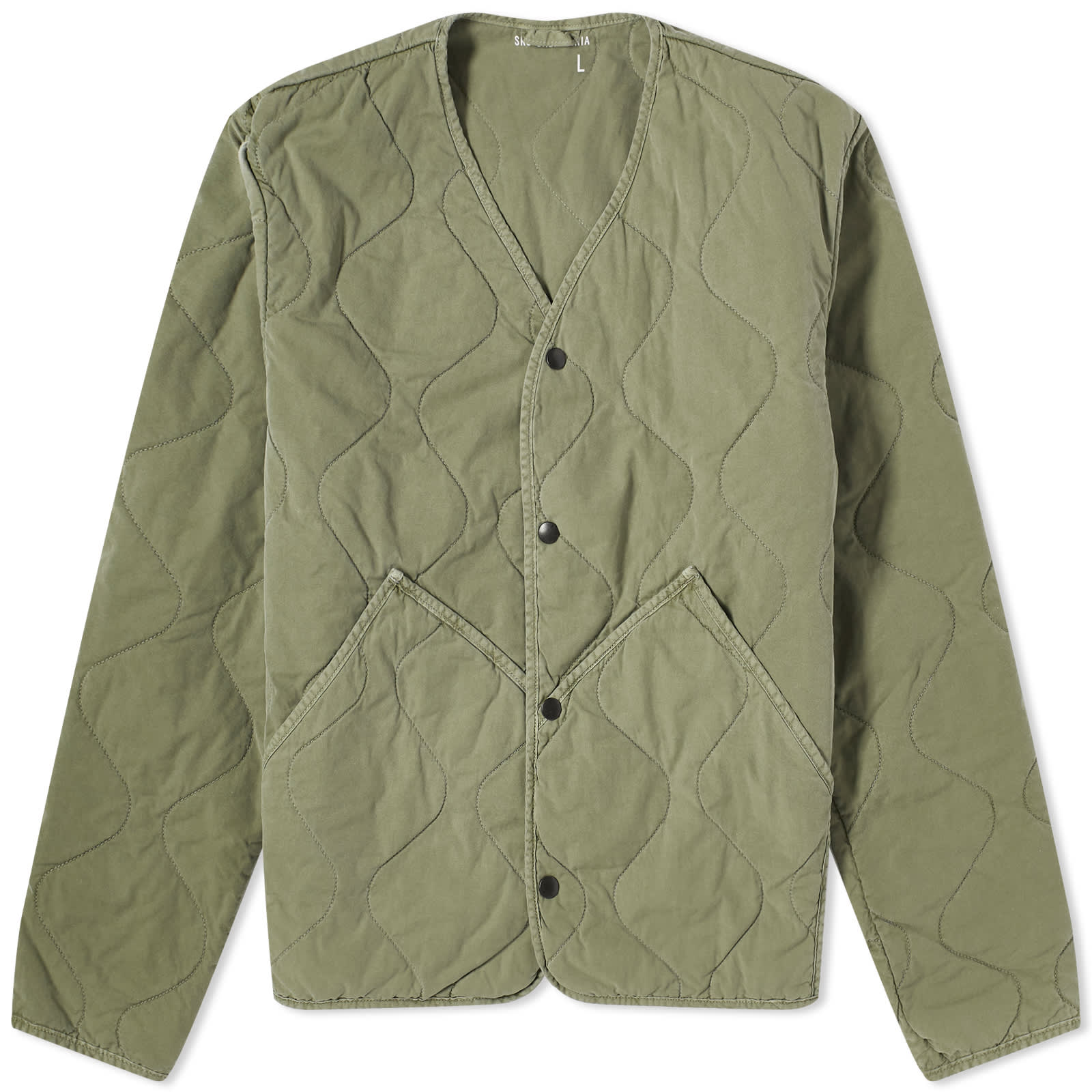 Save Khaki Flight Quilted Liner Jacket Olive END.